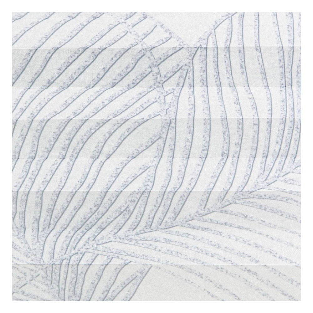 Muestra de tejido para cortina plisada a medida | L8114 blanco / traslúcido / Marie Lang