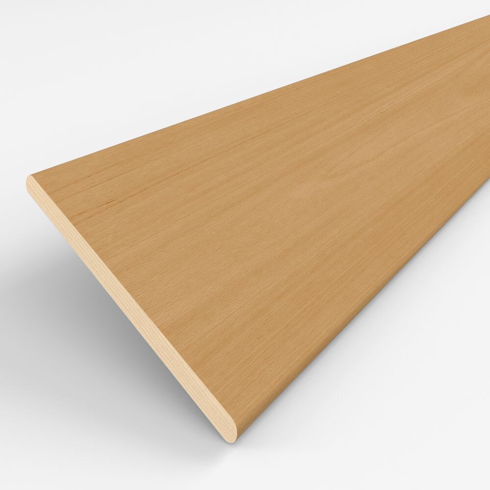 Muestra de lama para persiana veneciana de madera a medida | Tilo / 25 mm / Light Oak