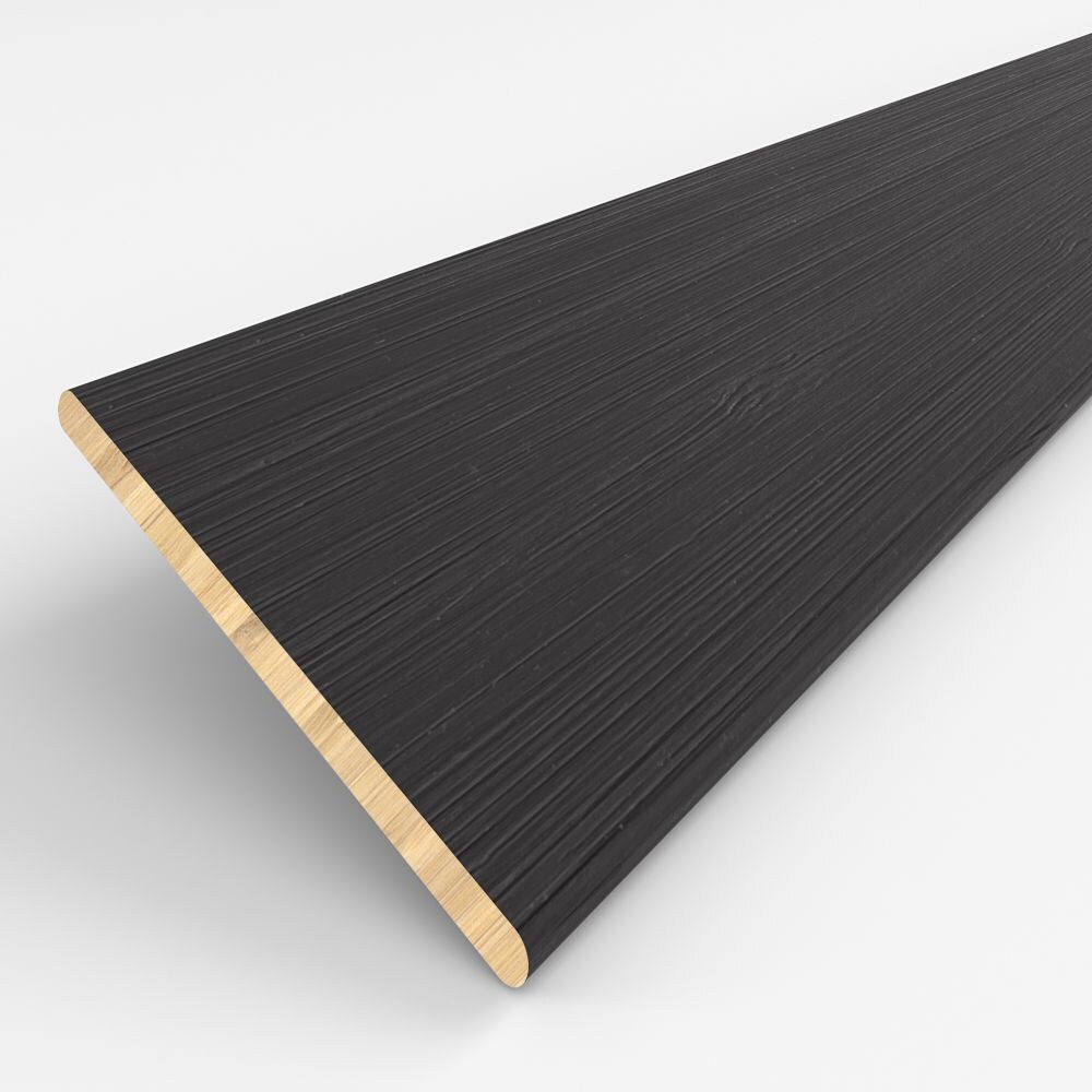 Muestra de lama para persiana veneciana de madera a medida | Bambú / 25 mm / Cinder