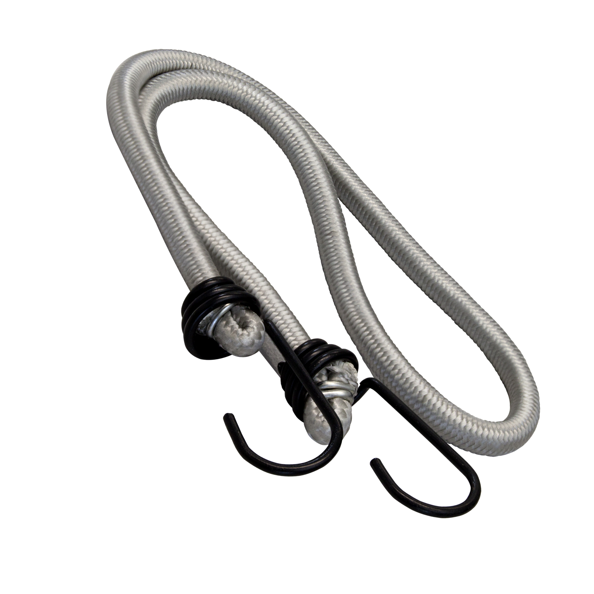 Expansor con 2 Ganchos en Espiral | 65 cm de longitud, plateado