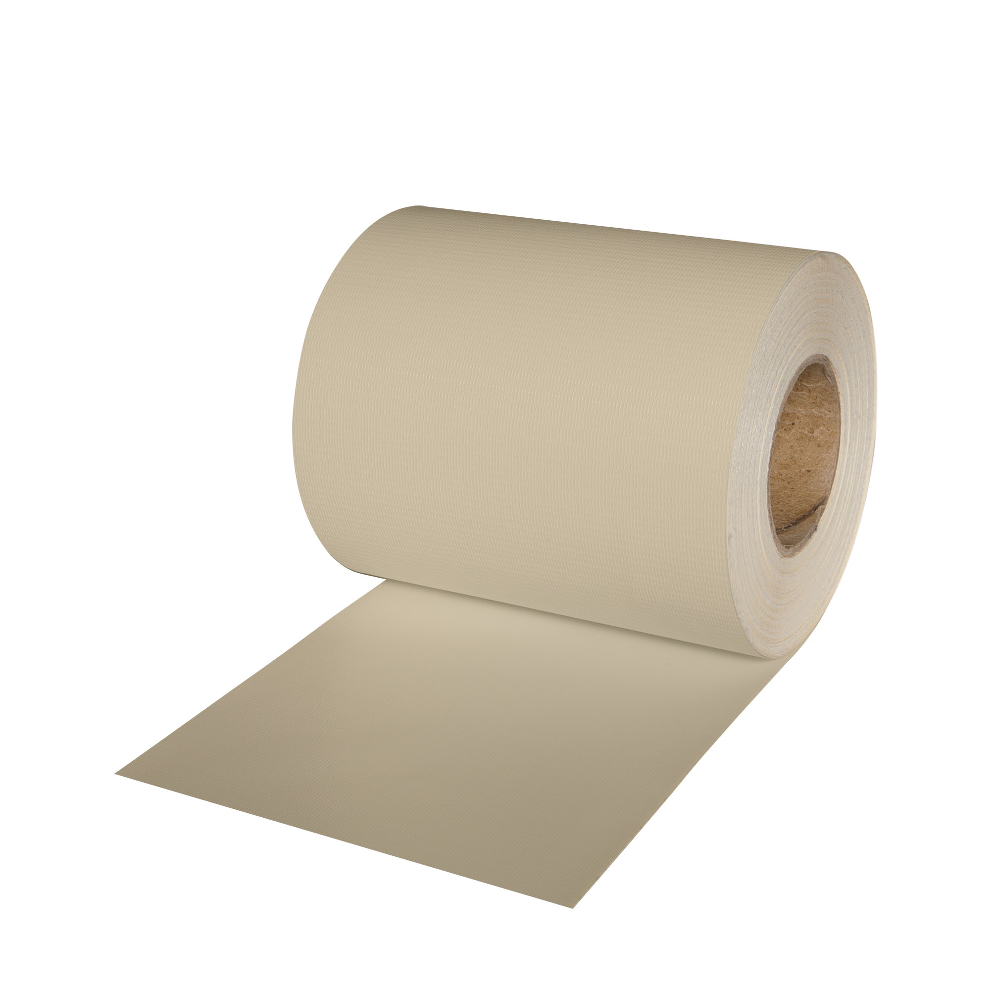 Rollo de Ocultación de PVC Blando | 19 cm x 40 m, incl. 25 clips de fijación, crema