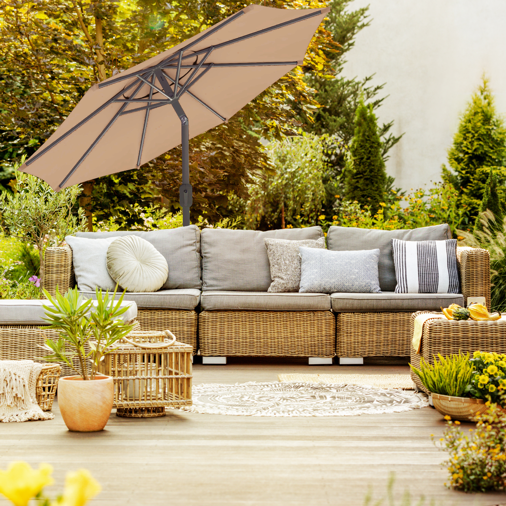 Estructura para Sombrilla Interpara (Tipo a elegir)