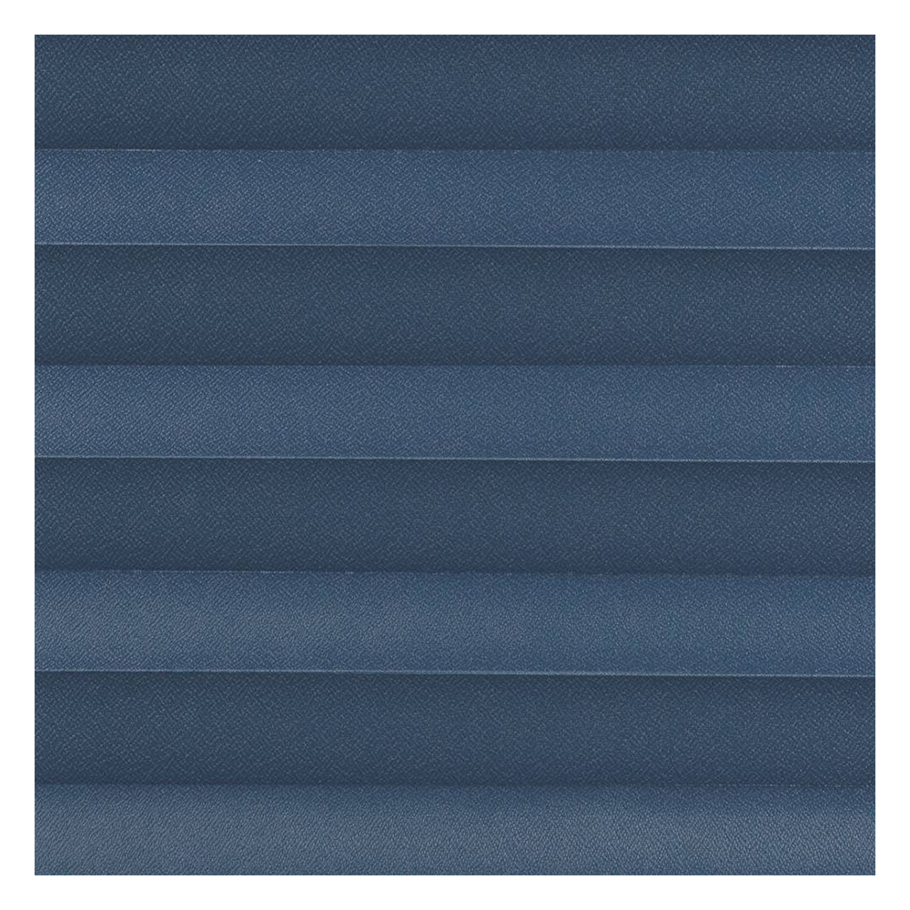 Muestra de tejido para cortina plisada a medida | 10015 azul / traslúcido / Cara