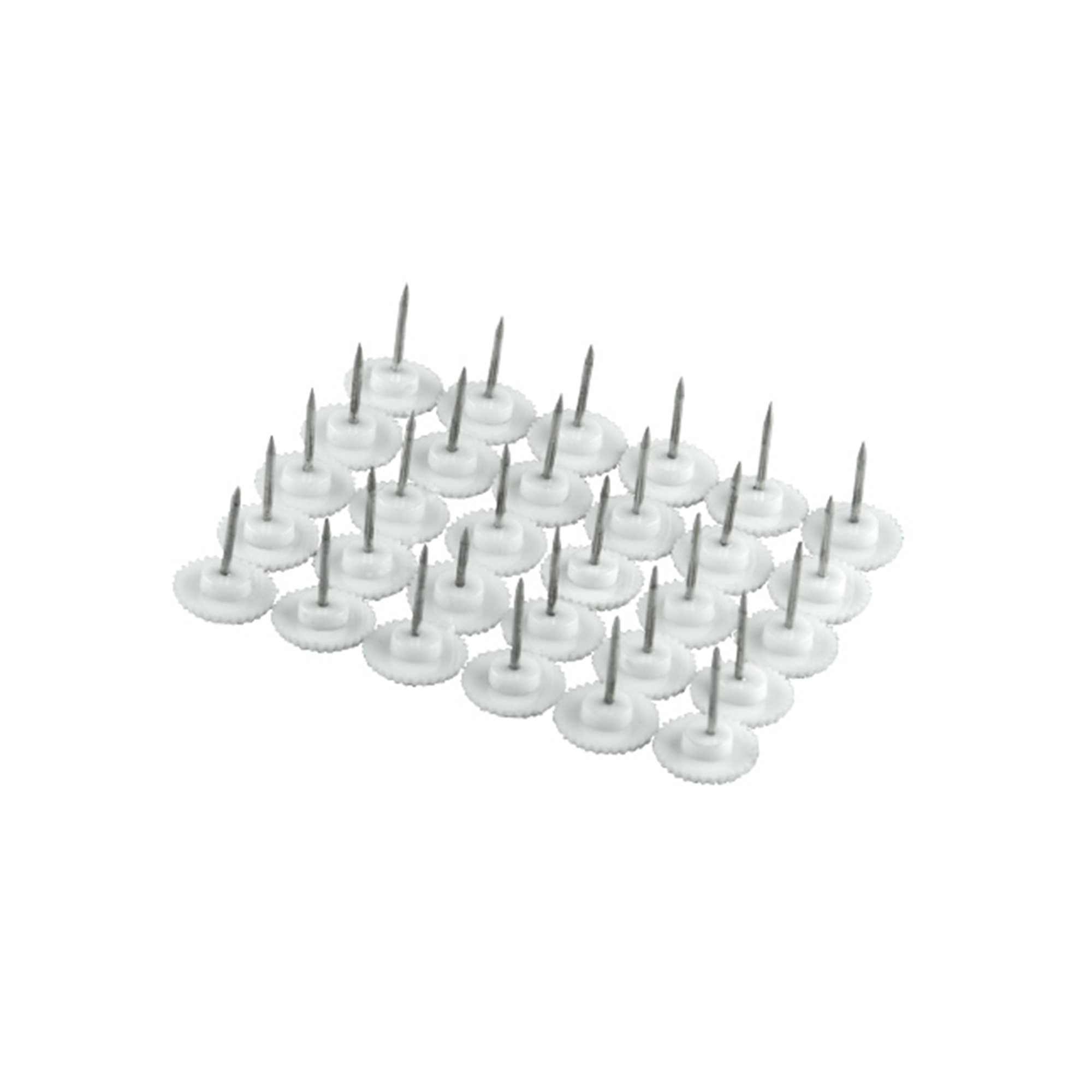 Kit de Fijación de Mosquiteras con Cierre Imán para Marcos de Madera | 30 Tachuelas, blanco