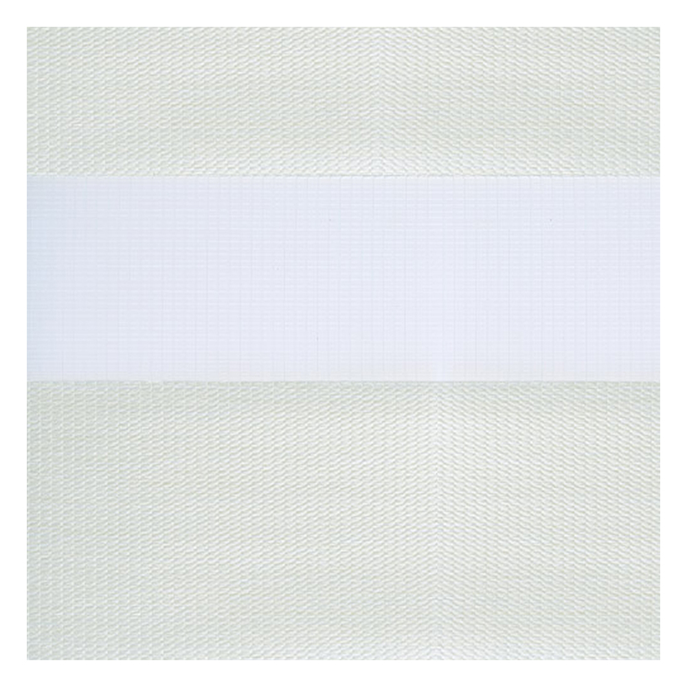 Muestra de tejido para estor enrollable noche y  día a medida | G7833 crema / traslúcido / Rio