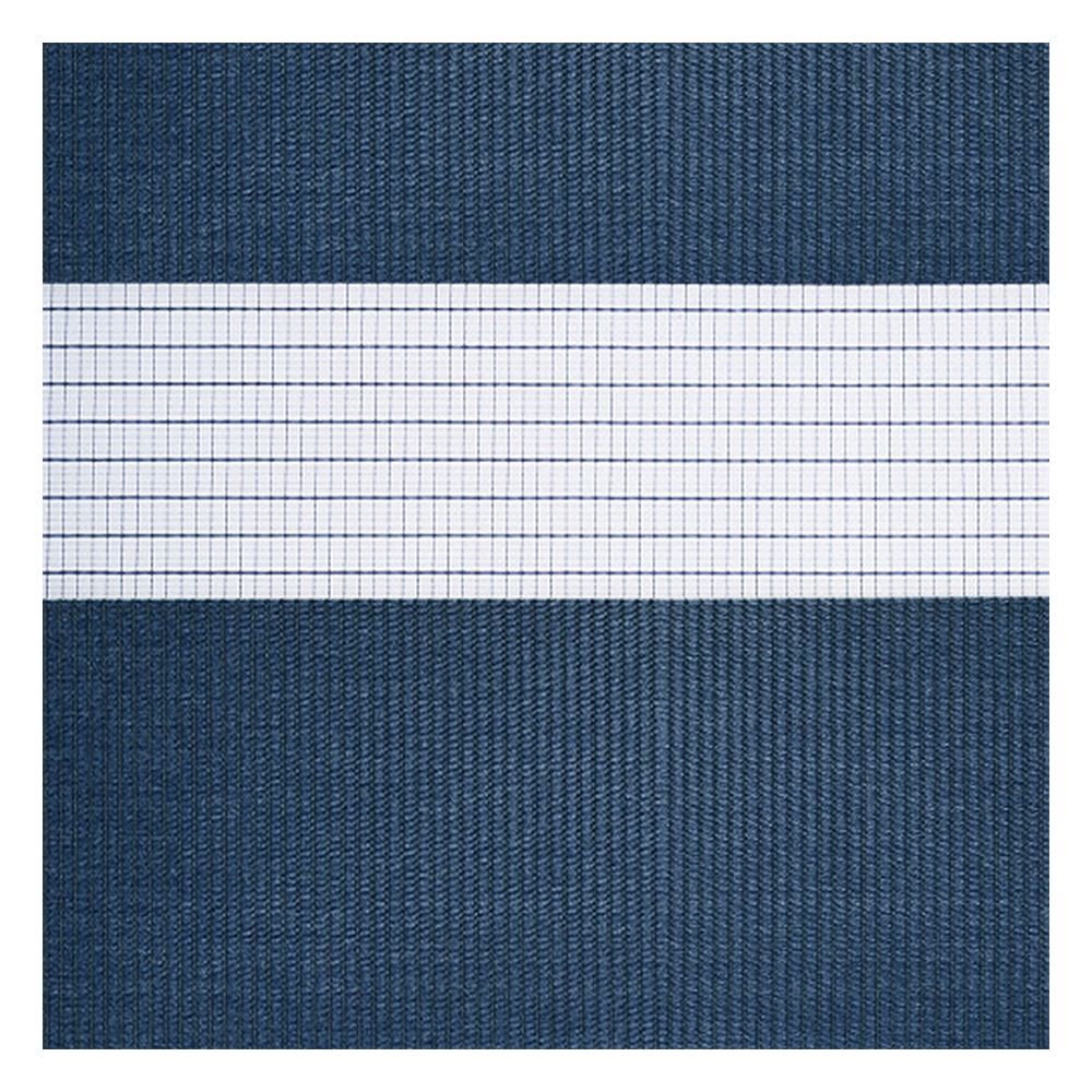 Muestra de tejido para estor enrollable noche y  día a medida | F7816 azul / traslúcido / Autumn