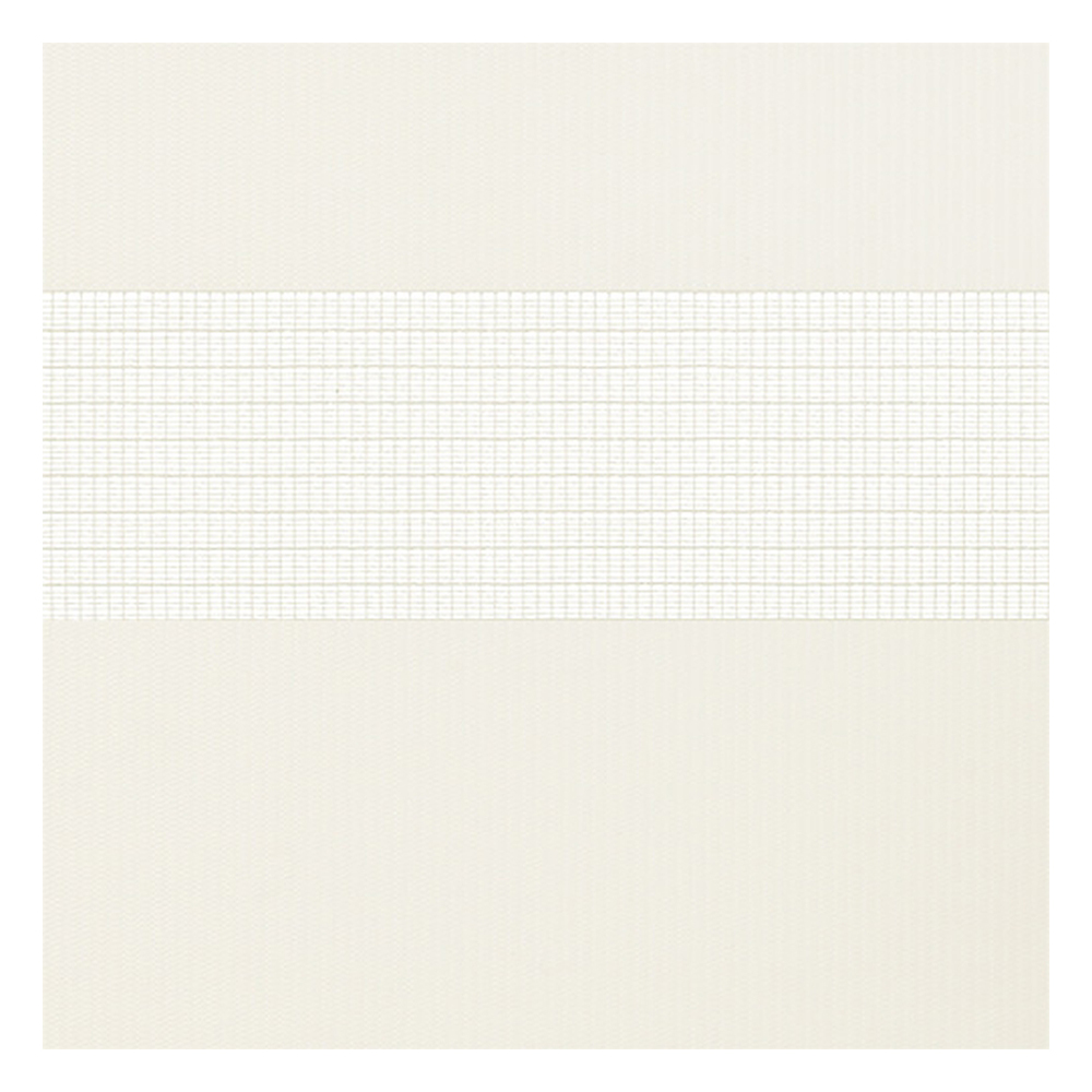 Muestra de tejido para estor enrollable noche y  día a medida | A001 blanco / traslúcido / Spring