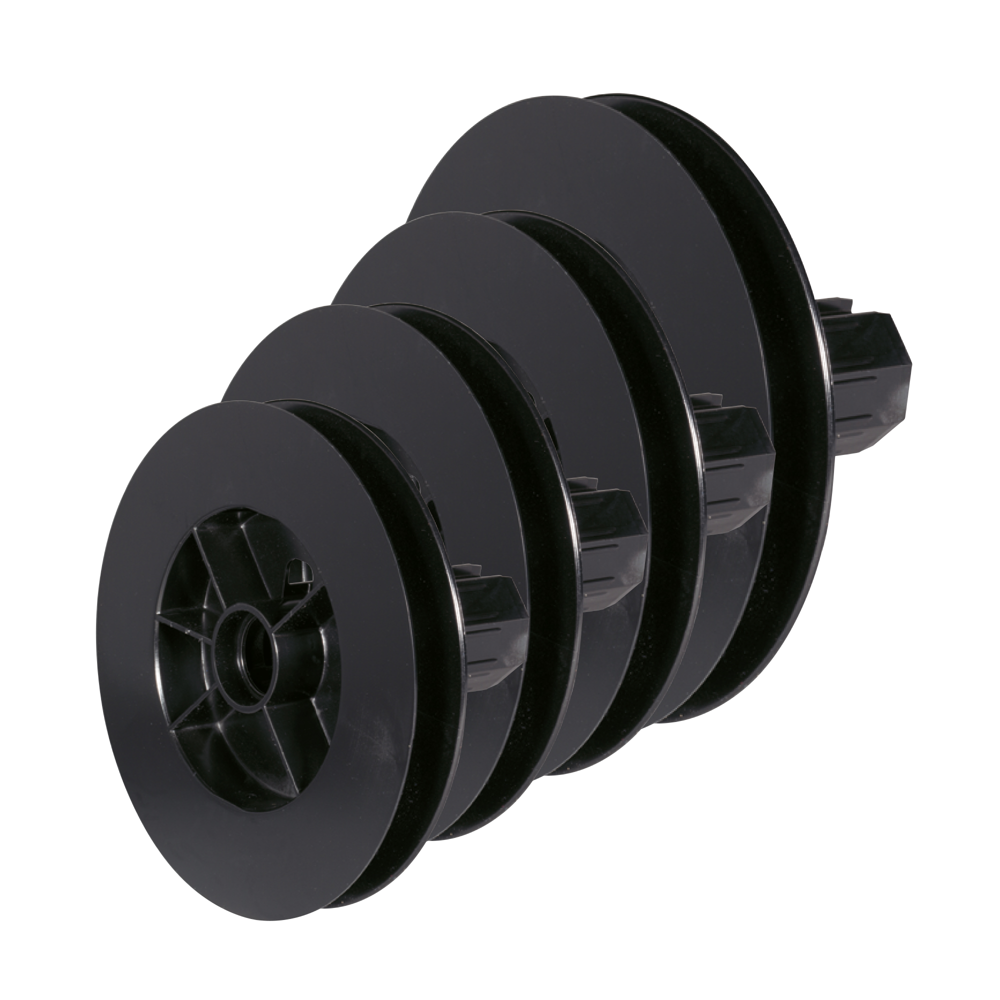 Disco para cinta con soporte de rodillo para eje de persiana octogonal SW40 LARGO (Tipos a elegir)