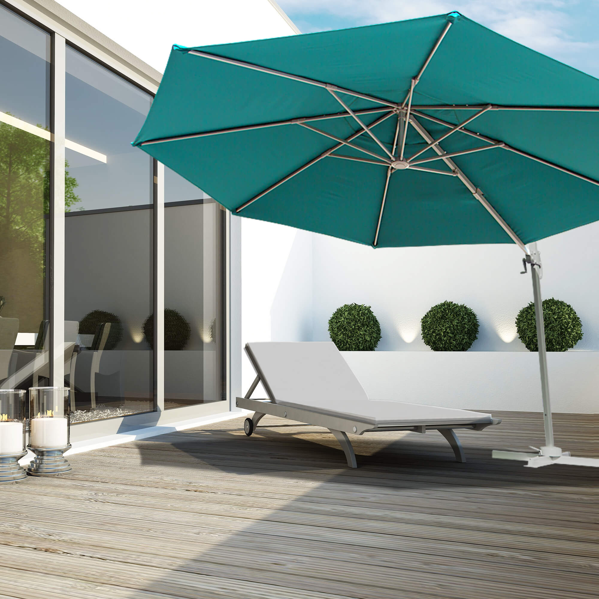 Juego de Piezas de Repuesto para Sombrilla de Brazo Lateral parapenda (Plus) (Tipo a elegir)