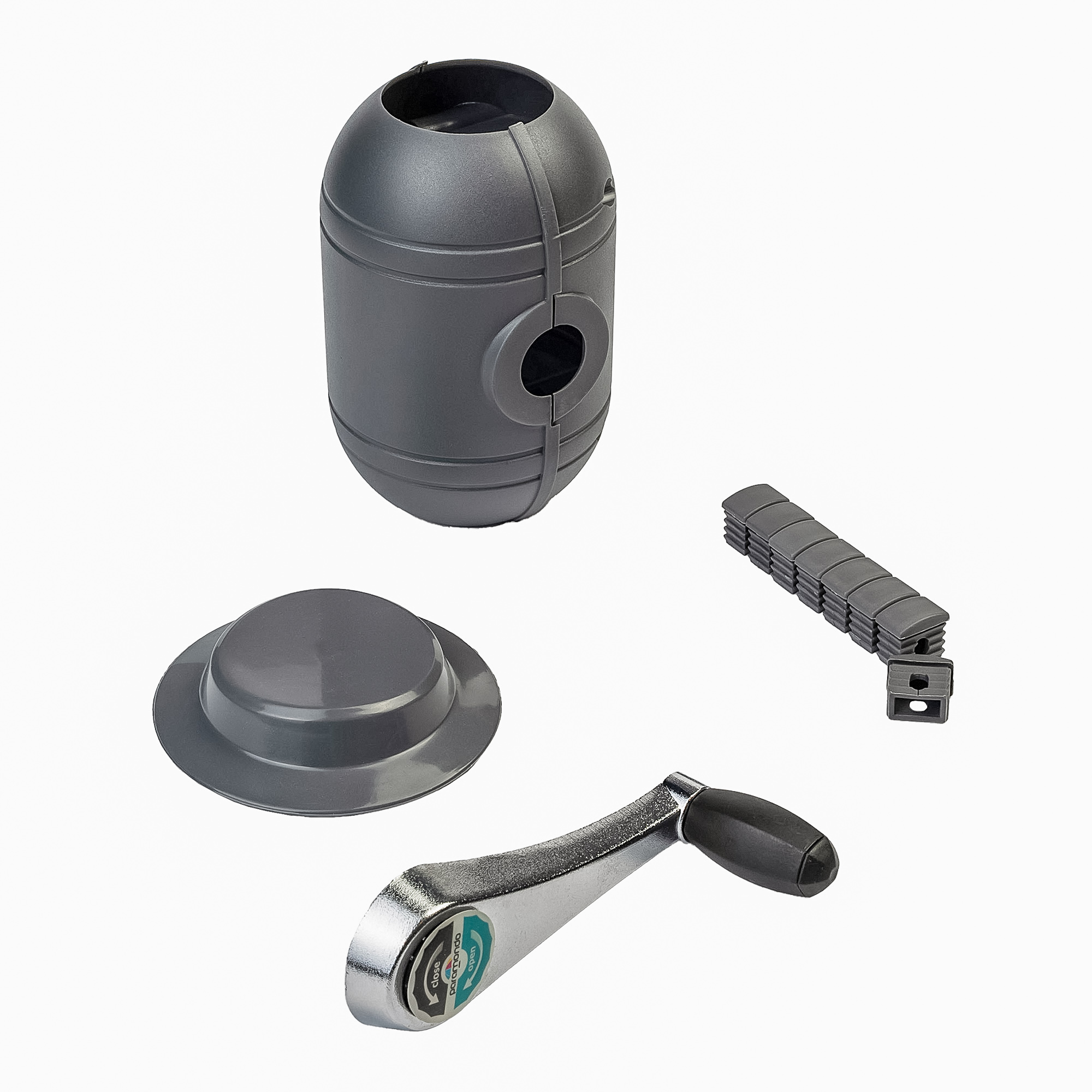 Juego de Piezas de Repuesto 2 para Sombrilla interpara | antracita