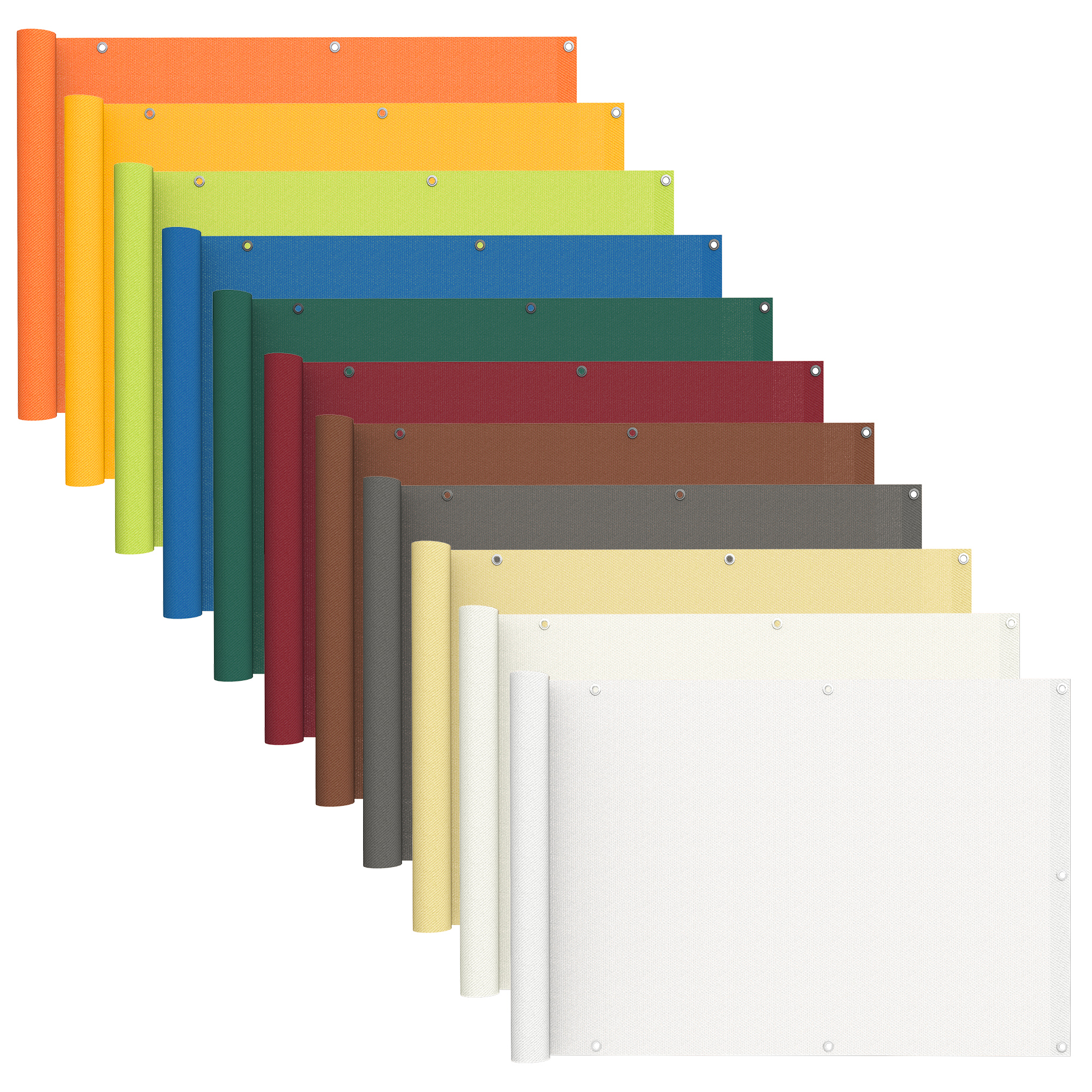 Malla de Ocultación para Balcón - Poliestere / Impermeable (Tipo a elegir)