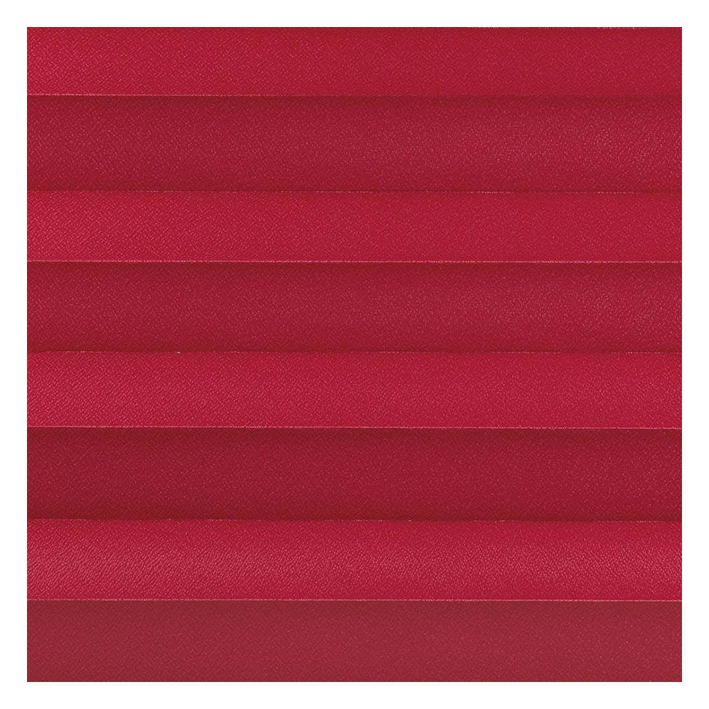 Muestra de tejido para cortina plisada a medida | 10002 rojo / traslúcido / Cara