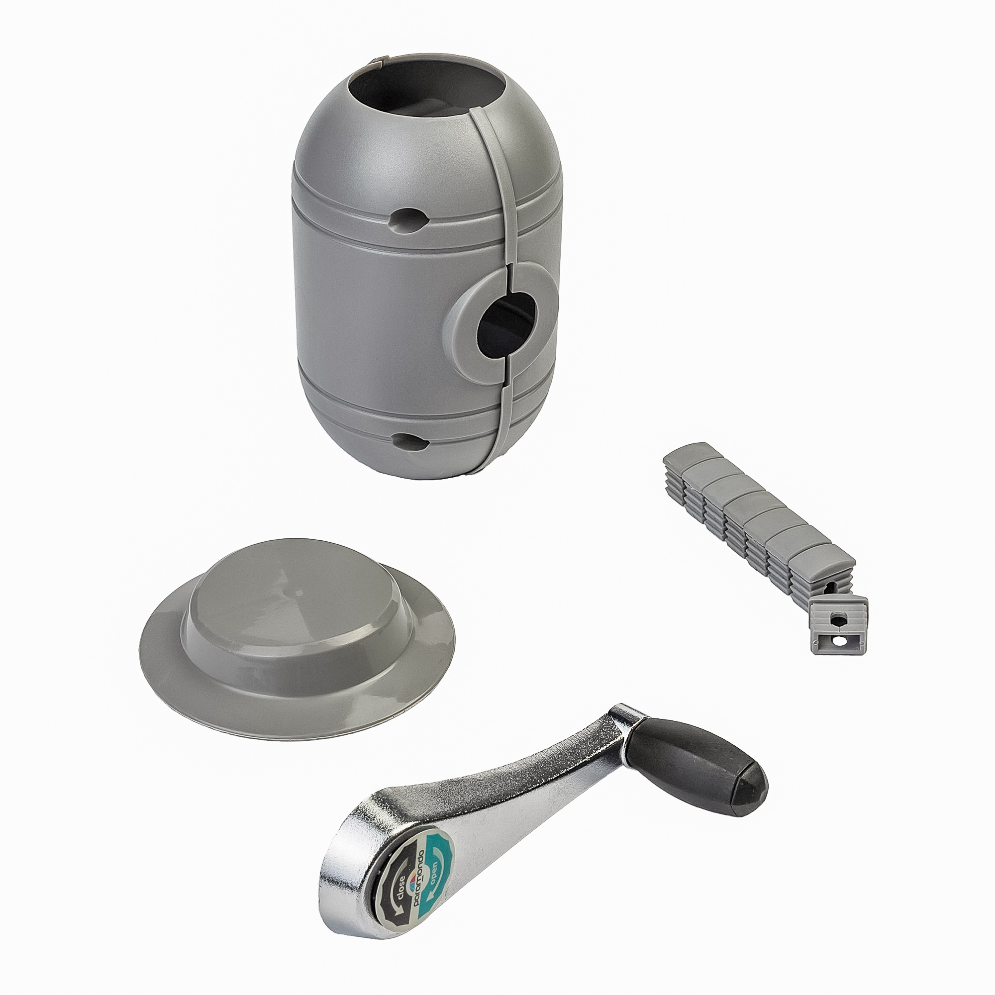 Juego de Piezas de Repuesto 2 para Sombrilla interpara | plateado