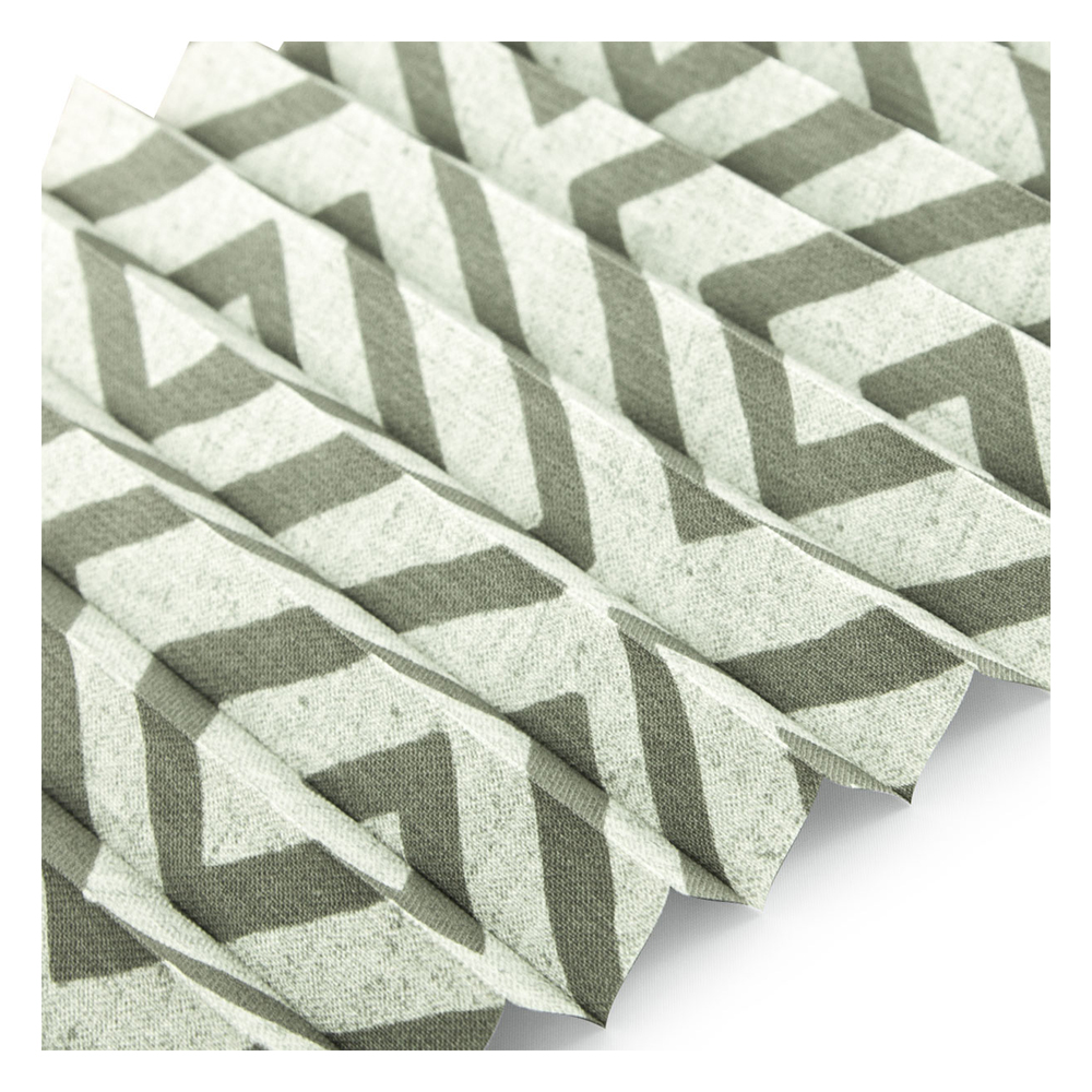 Muestra de tejido para cortina plisada a medida | 30741 gris / transparente / Tosto