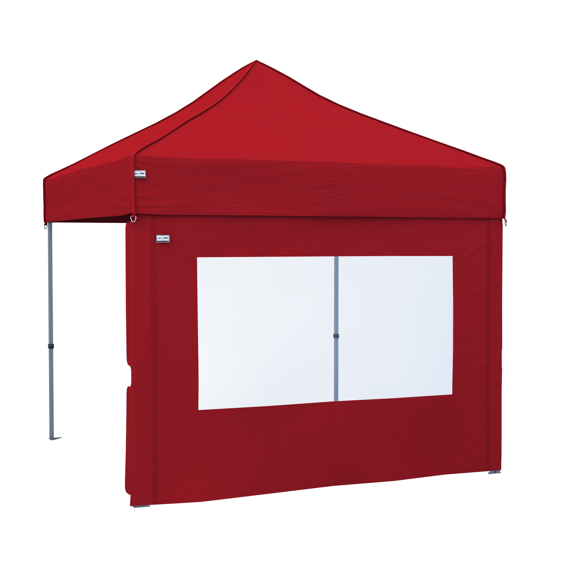 Pared con puerta para gazebo plegable PRO 30 / PRO 40 / Premium Plus | 4,5 m, rojo