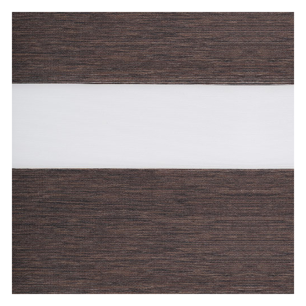 Muestra de tejido para estor enrollable noche y  día a medida | G7848 negro / traslúcido / Rio