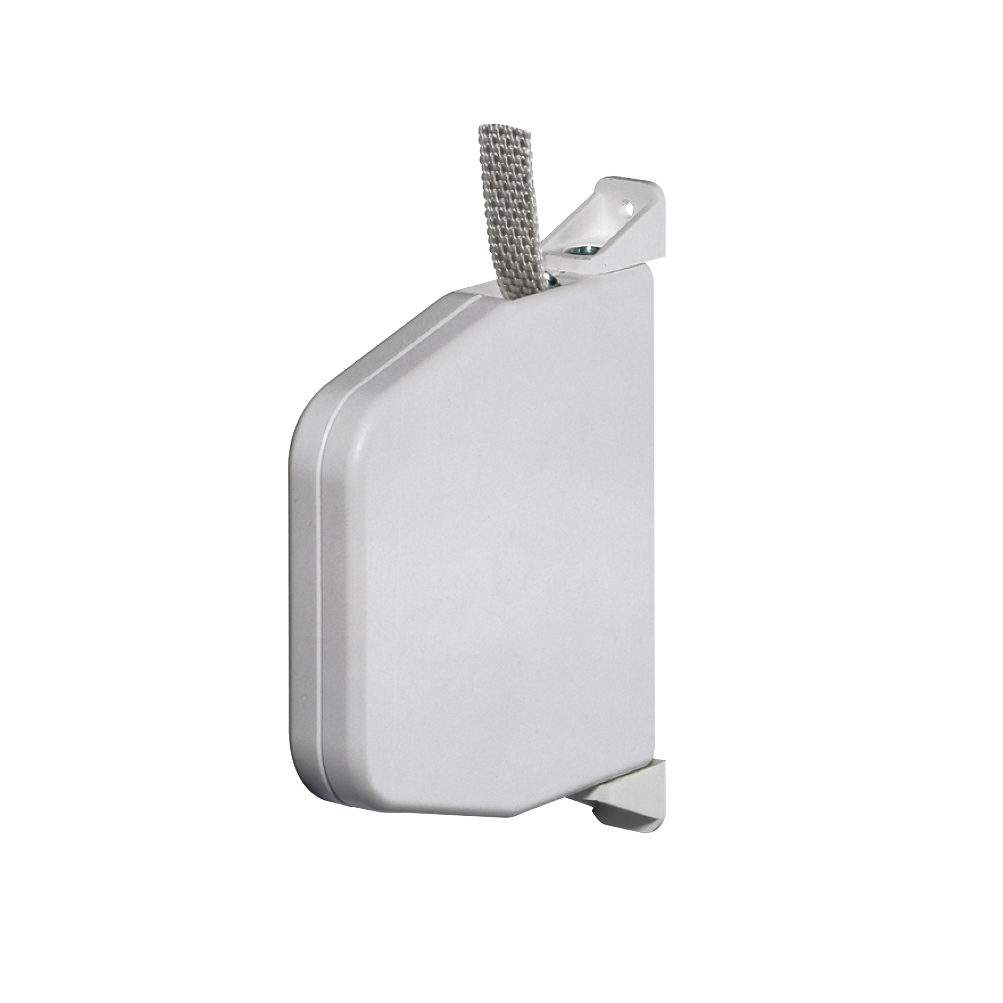 Recogedor de cinta giratorio de sobreponer | blanco / incluye 5 m de cinta