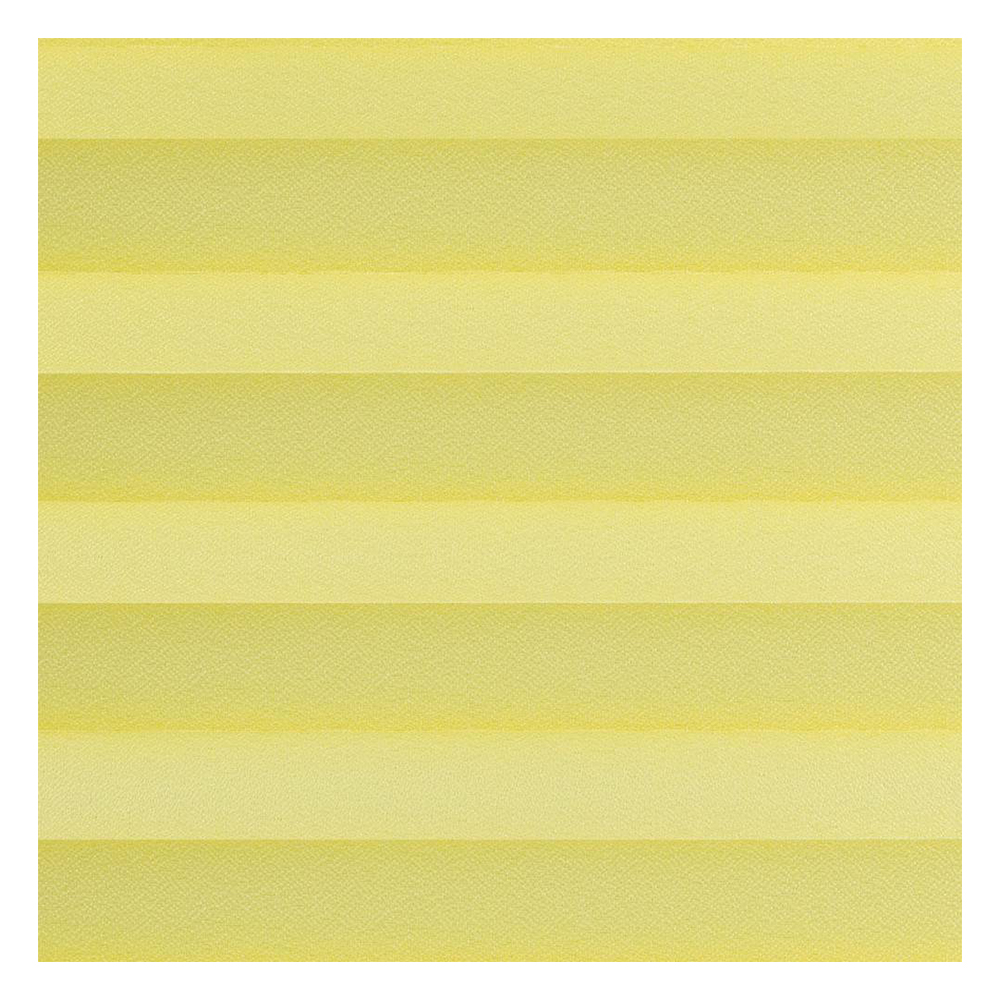 Muestra de tejido para cortina plisada a medida | 10009 amarillo / traslúcido / Cara