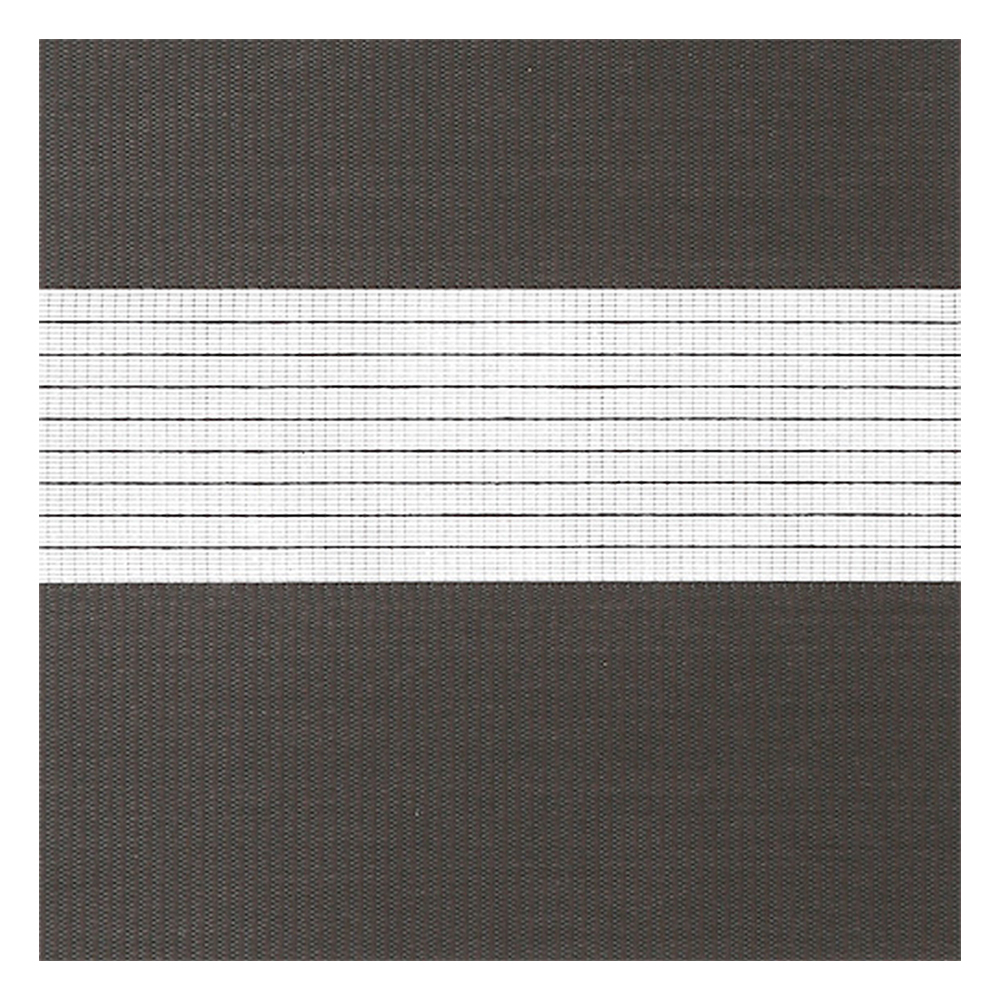 Muestra de tejido para estor enrollable noche y  día a medida | A013 marrón / traslúcido / Spring