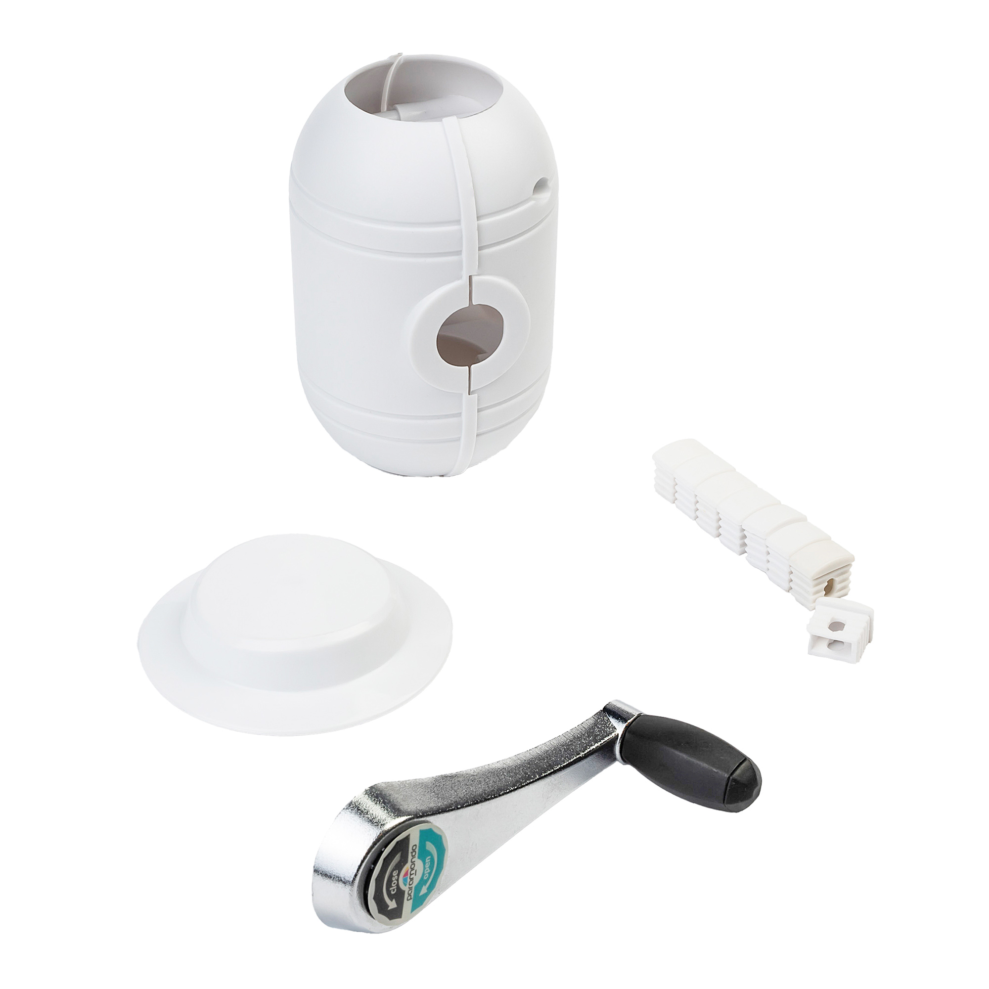 Juego de Piezas de Repuesto 2 para Sombrilla interpara | blanco