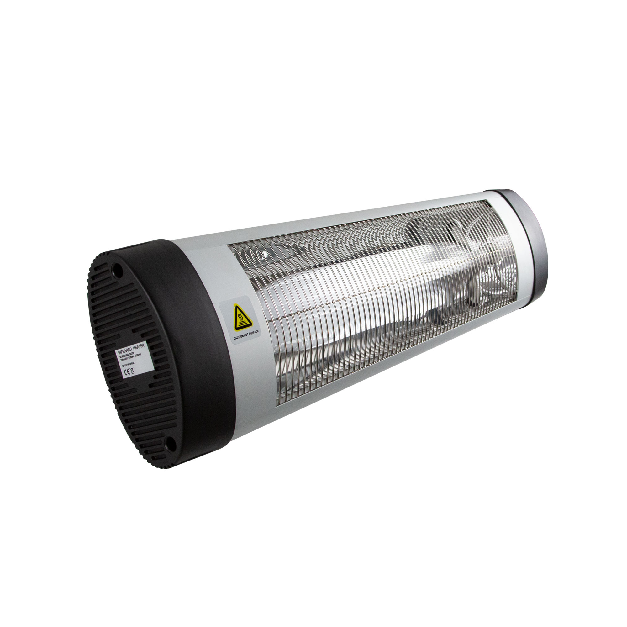 Calefactor radiante | Radiador de infrarrojos de cuarzo, 2000 vatios