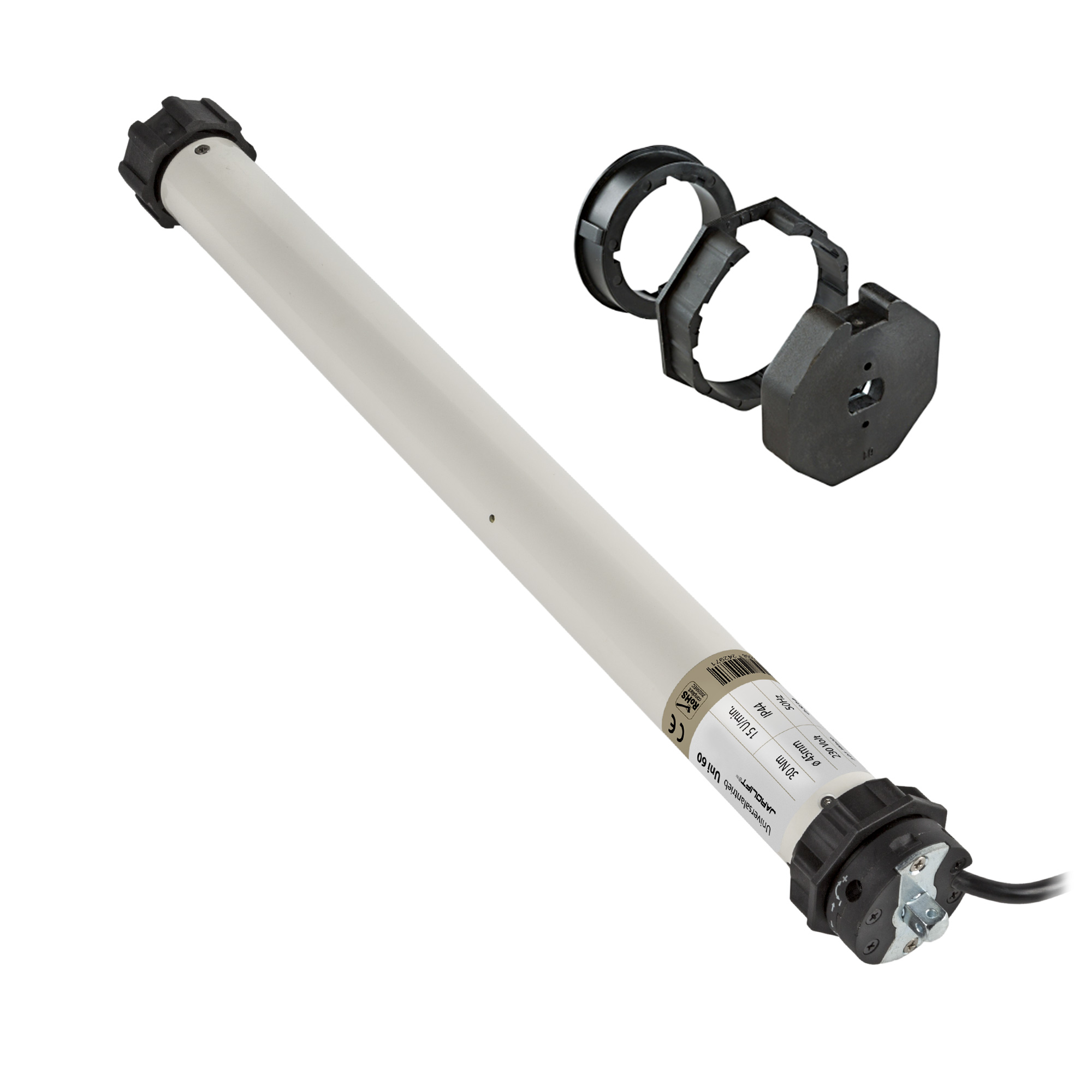 Motor para persiana Universel | UNI60 (30 Nm / SW60) + Adaptador SW70 SLAO70-45