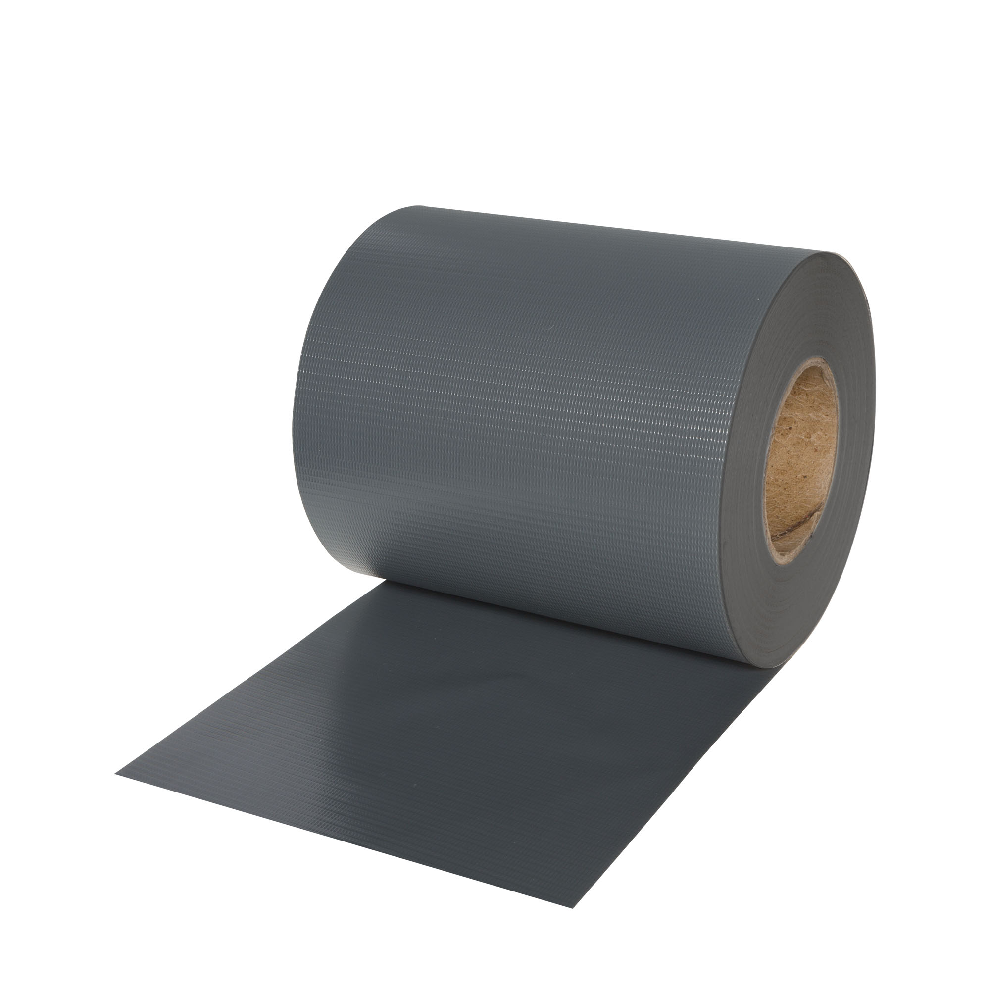Rollo de Ocultación de PVC Blando | 19 cm x 40 m, incl. 25 clips de fijación, antracita