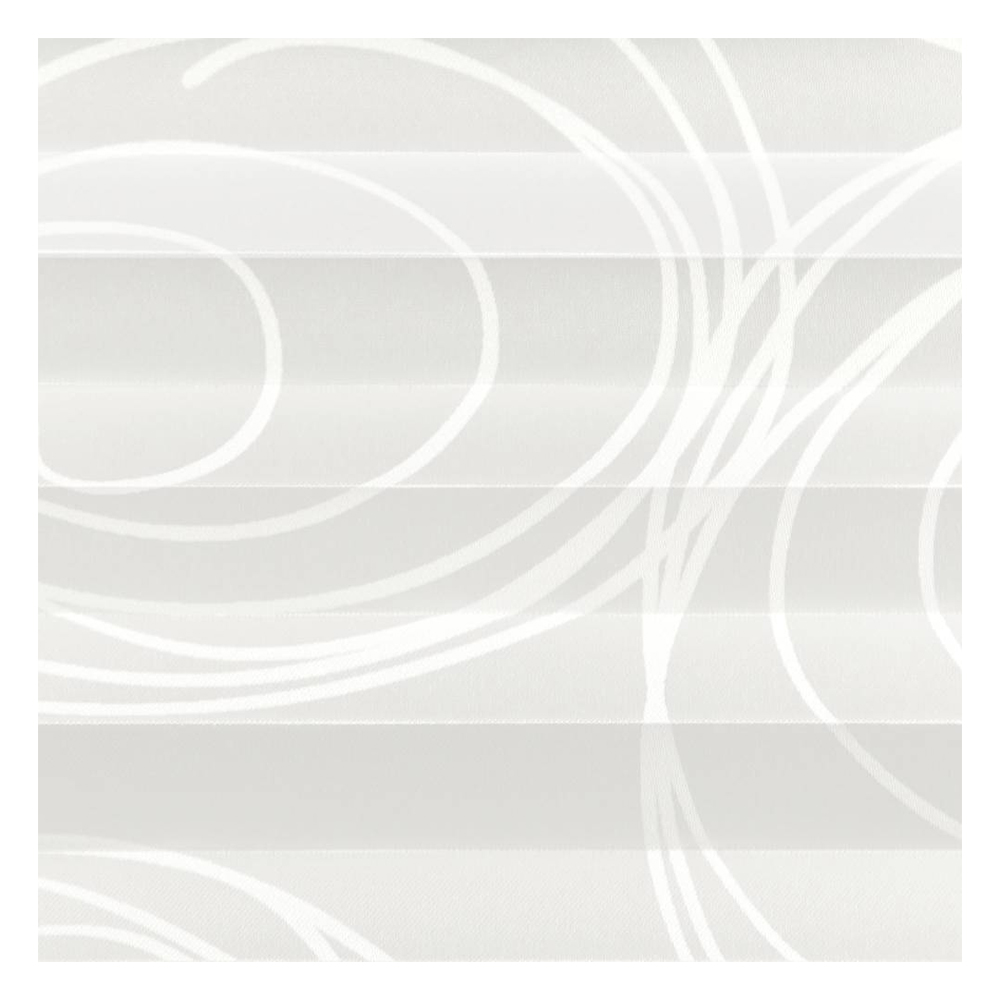 Muestra de tejido para cortina plisada a medida | 30431 blanco / traslúcido / Twist