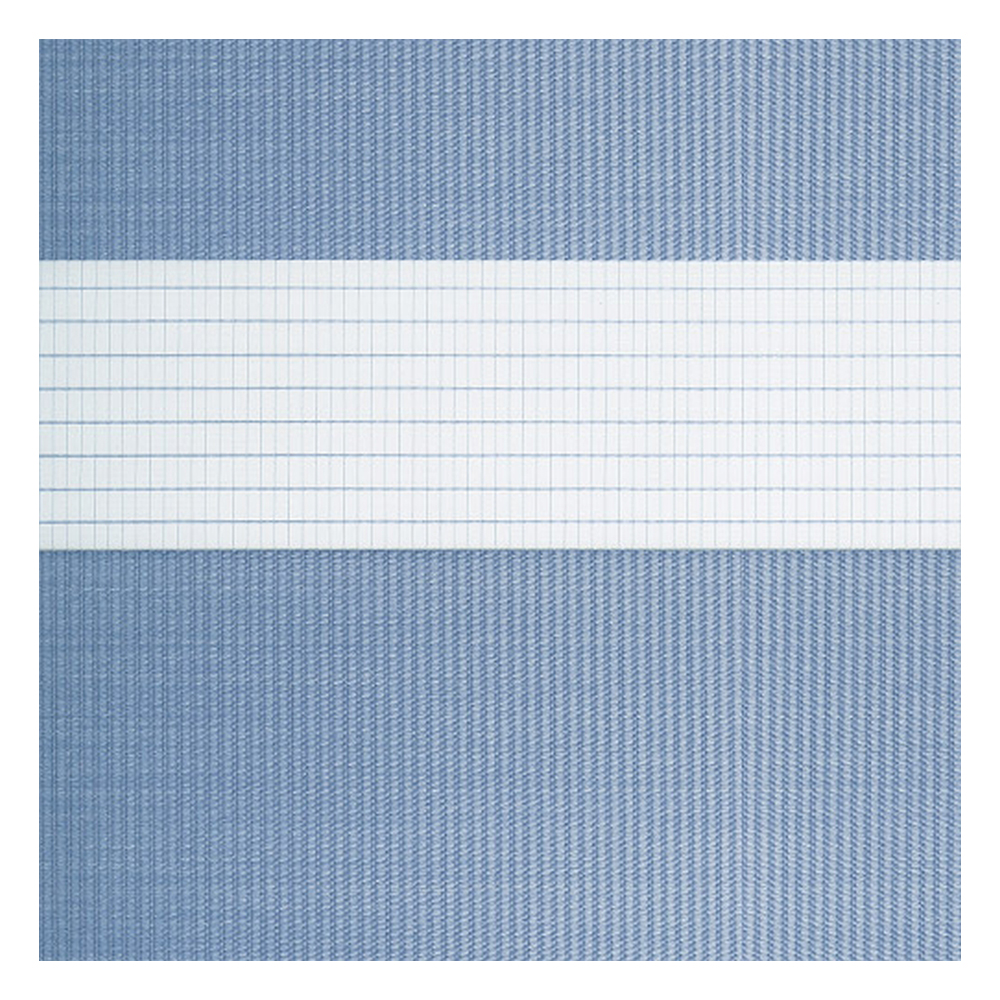 Muestra de tejido para estor enrollable noche y  día a medida | F7815 azul / traslúcido / Autumn