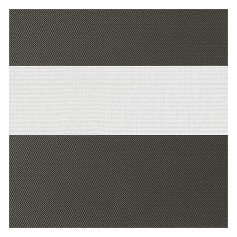 Muestra de tejido para estor enrollable noche y  día a medida | B607 marrón / traslúcido / Solides