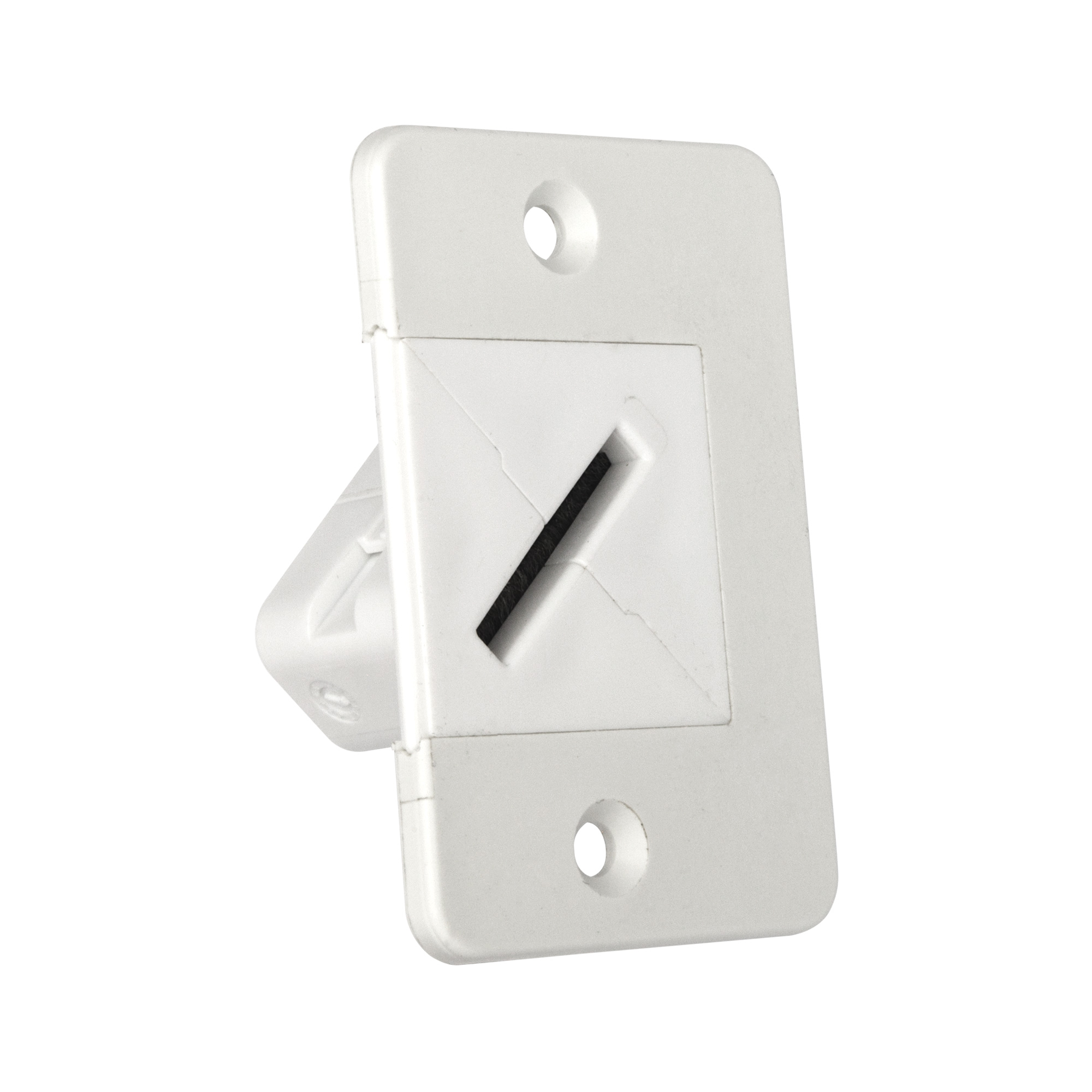 Guía de cinta con tapa de cierre ESM para persiana | para cinta de 23 mm / girada 45°