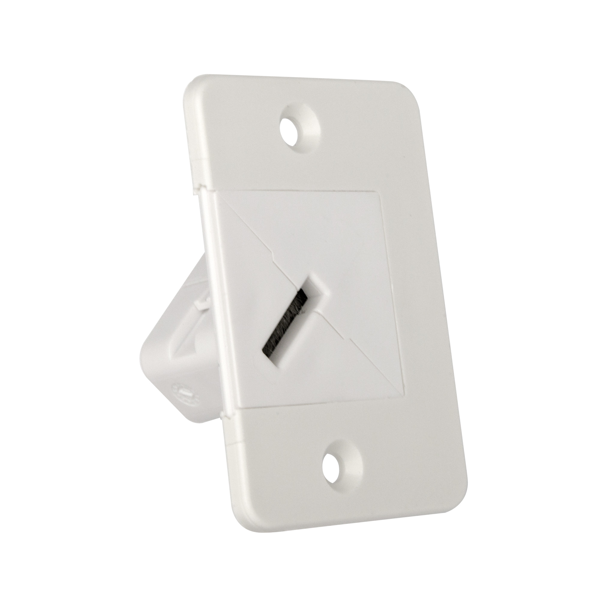 Guía de cinta con tapa de cierre ESM para persiana | para cinta de 14 mm / girada 45°