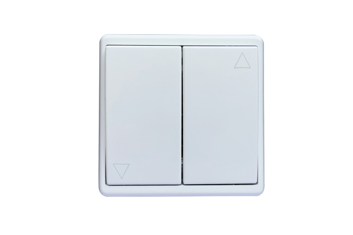 Interruptor / Pulsador basculante JL | Pulsador basculante JLWTUP / empotrado / blanco