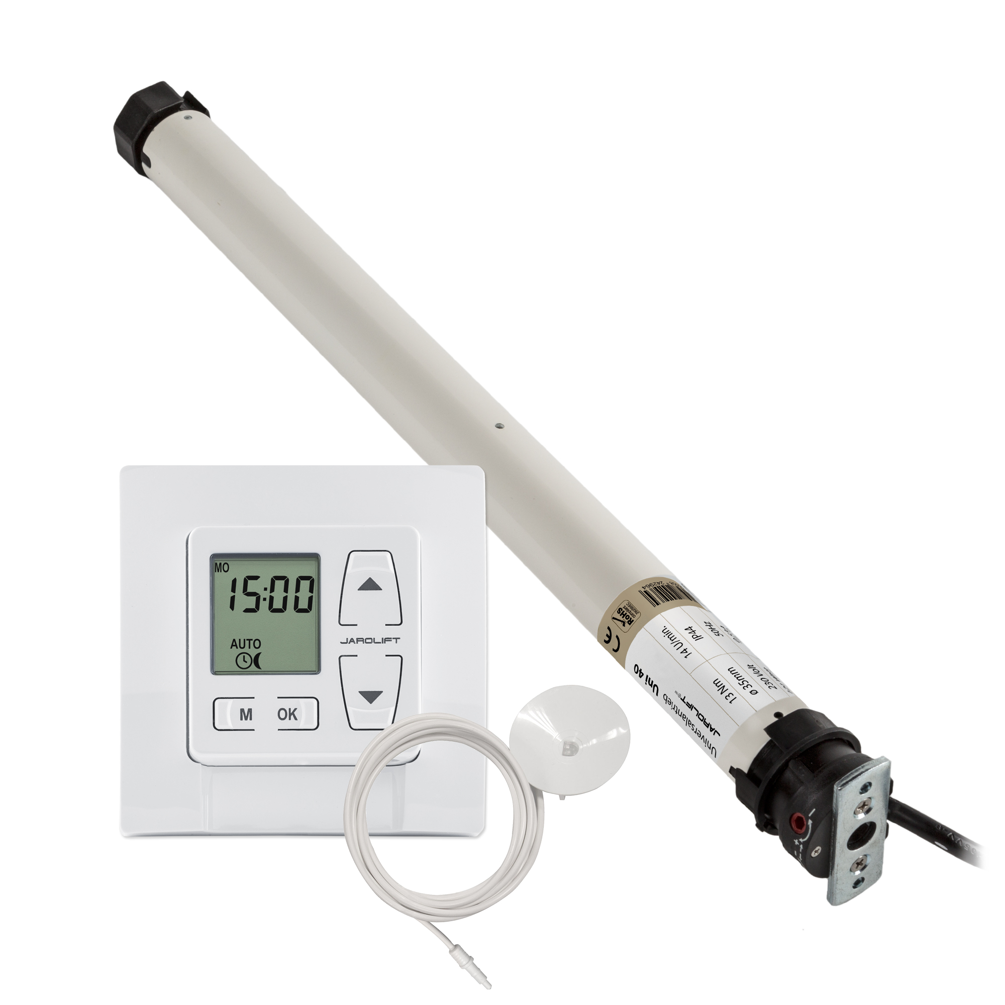 Motor para persiana Universel | UNI40 (13 Nm / SW40) + Thor & Sensor