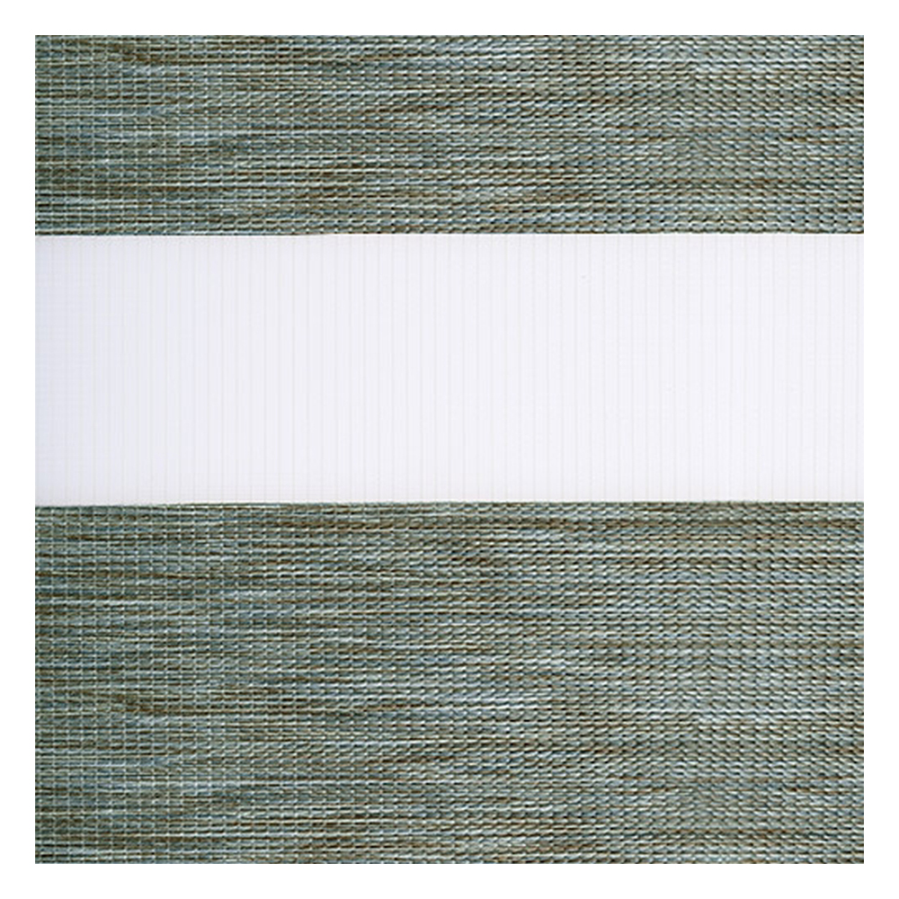 Muestra de tejido para estor enrollable noche y  día a medida | G7838 marrón-gris / traslúcido / Rio