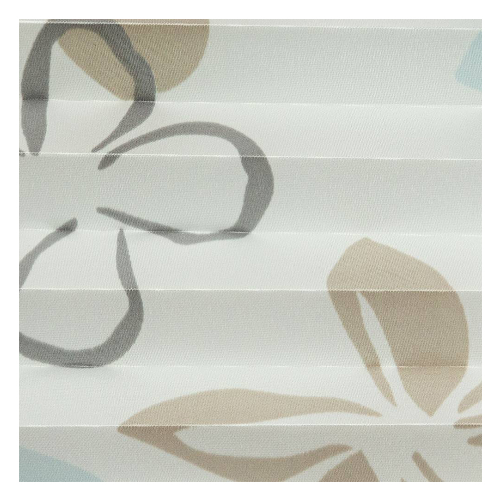 Muestra de tejido para cortina plisada a medida | 30311 blanco / traslúcido / Primavera