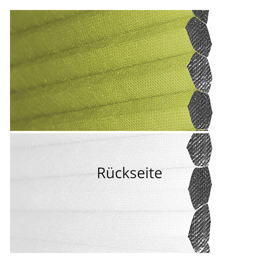 Muestra de tejido para cortina plisada a medida | NC931HB verde / oscuridad total / NanoCell