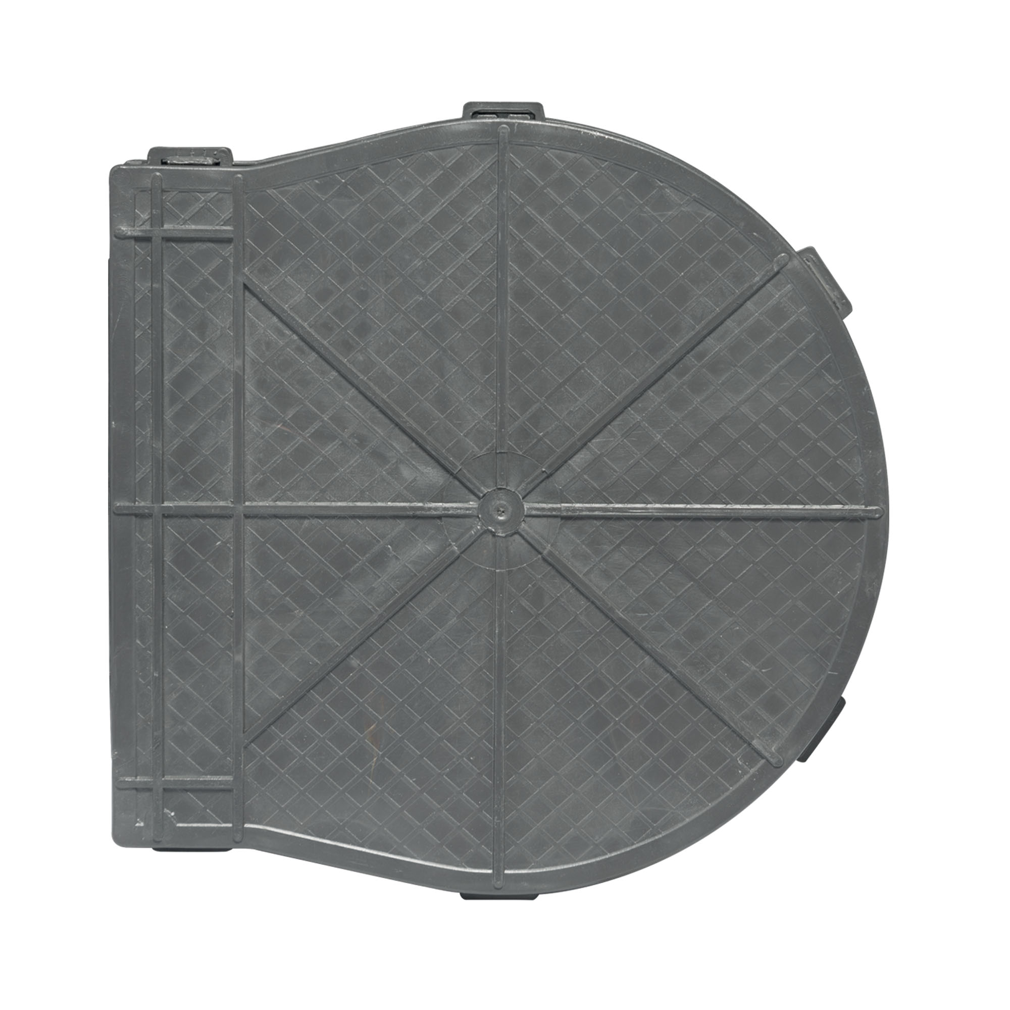 Caja de pared para recogedor de cinta empotrado | MK186 / Plástico / LA: 186 mm / negro