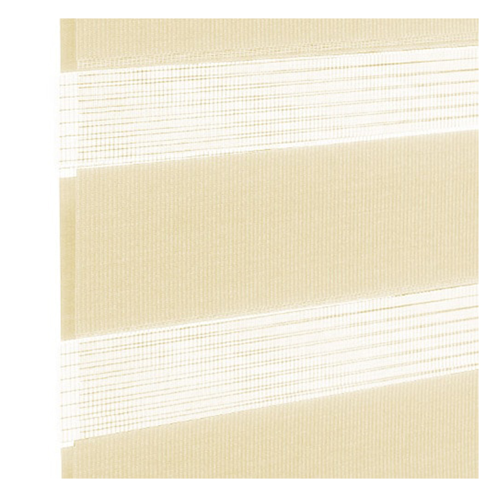 Muestra de tejido para estor enrollable noche y  día a medida | BH05 crema / traslúcido / London