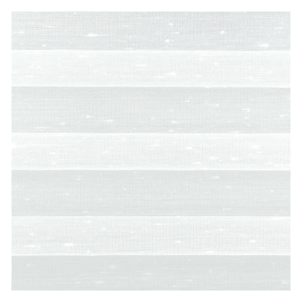 Muestra de tejido para cortina plisada a medida | 30511 blanco / transparente / Nudo