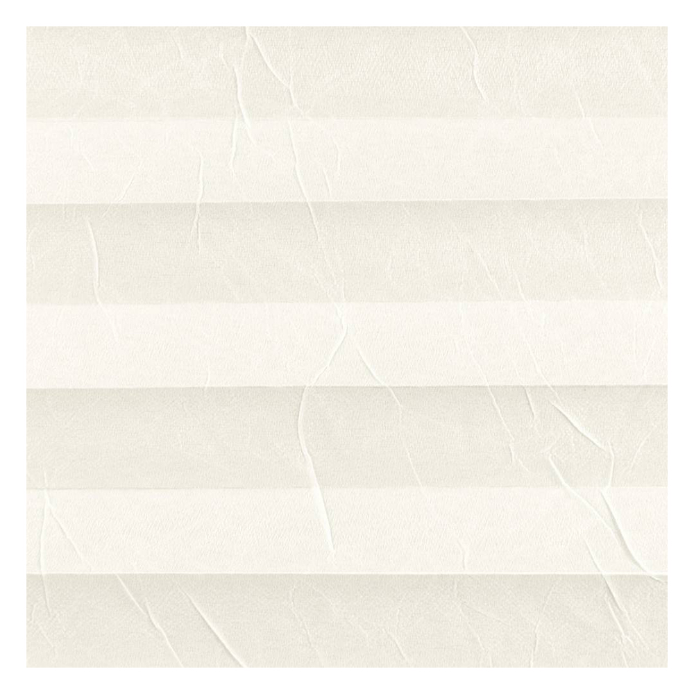 Muestra de tejido para cortina plisada a medida | 20502 blanco / traslúcido / Cara Crush Perlmutt Color