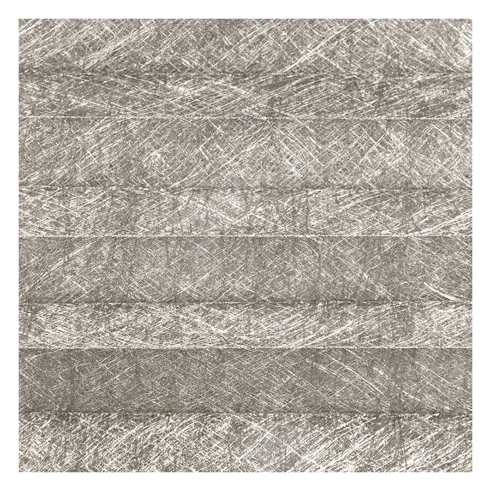 Muestra de tejido para cortina plisada a medida | 30531 gris / transparente / Techno