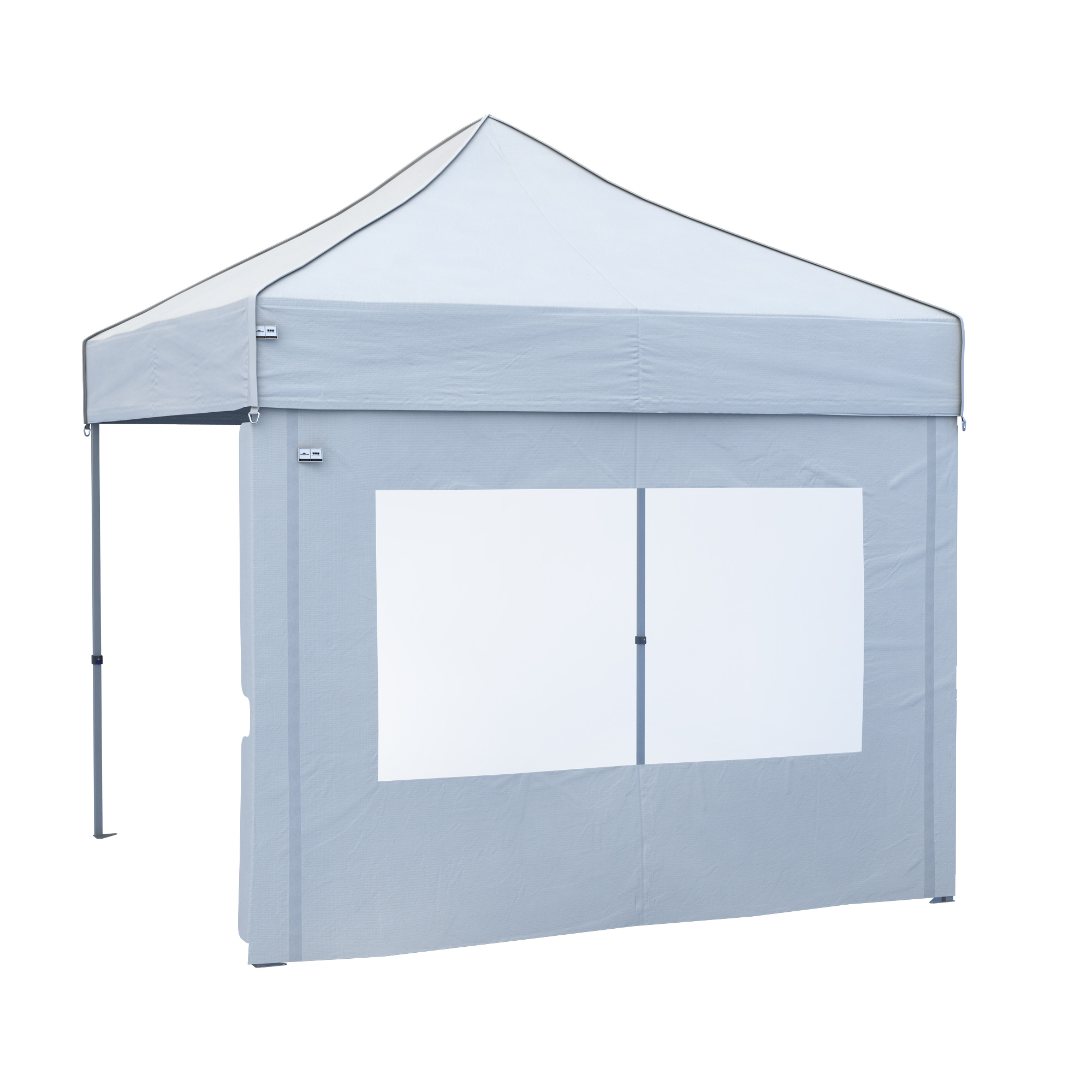 Pared con puerta para gazebo plegable PRO 40 | 6 m, blanco