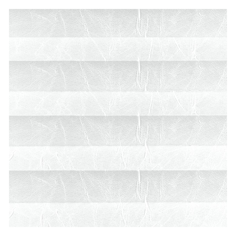 Muestra de tejido para cortina plisada a medida | 10201 blanco / traslúcido / Cara Crush B1