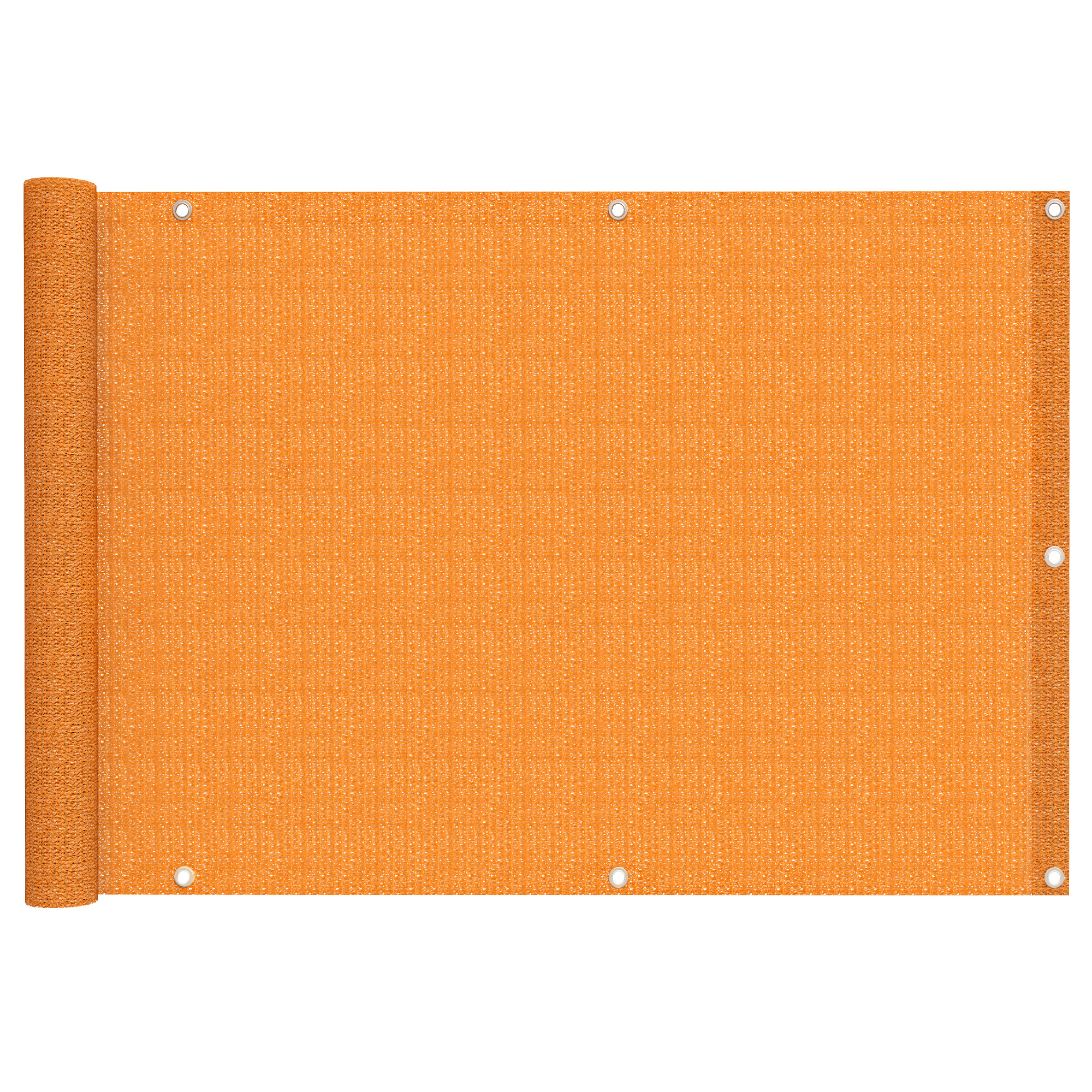 Malla de Ocultación para Balcón - Polietileno / Transpirable | 300 x 90 cm, naranja