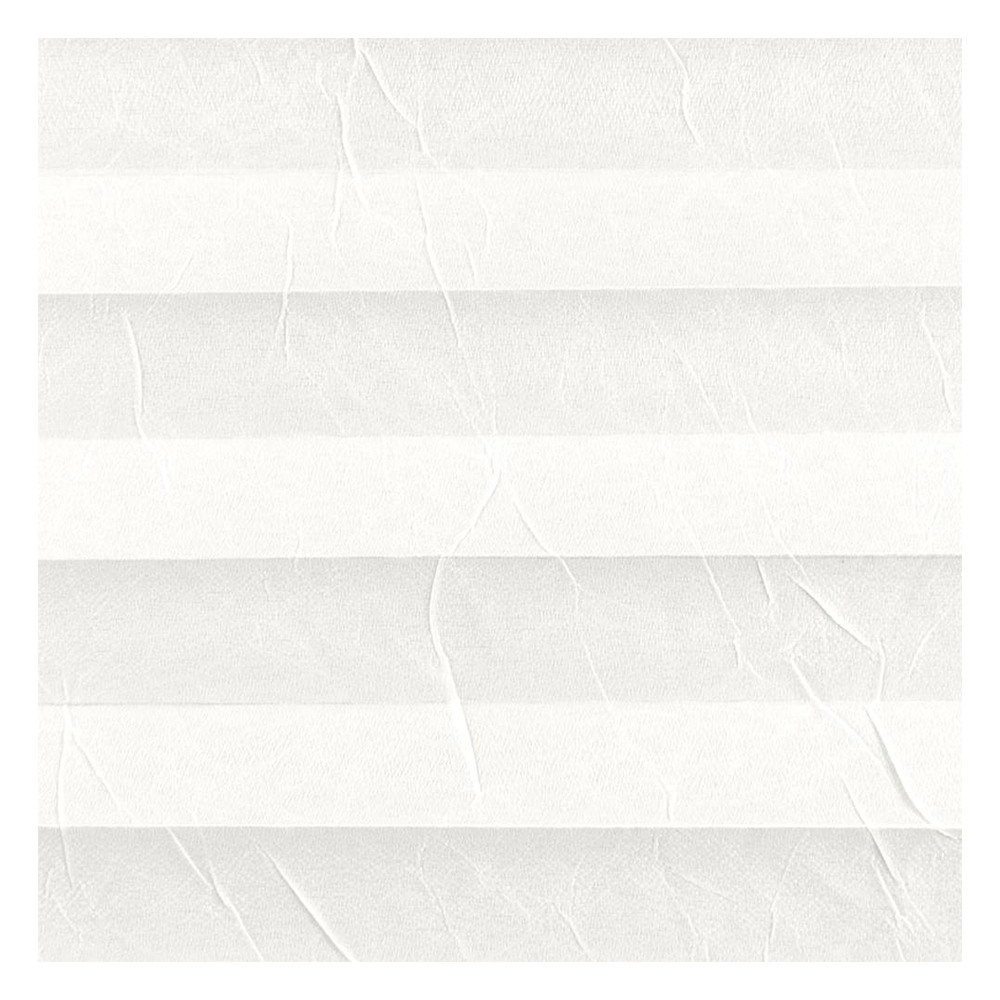 Muestra de tejido para cortina plisada a medida | 20501 blanco / traslúcido / Cara Crush Perlmutt Color