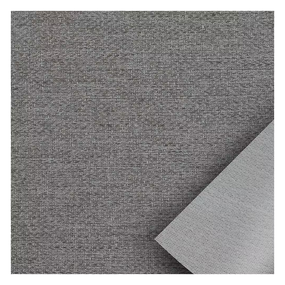 Muestra de tejido para estor plegable a medida | D302-04 gris / traslúcido / Denver