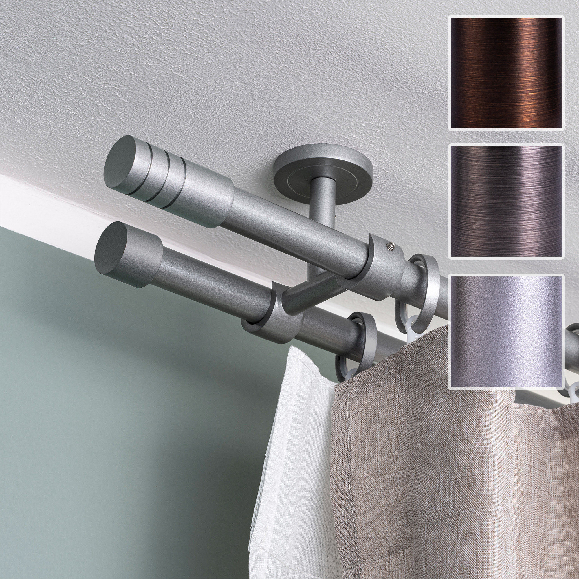 Juego de Barra de Cortina (Tipo a elegir)