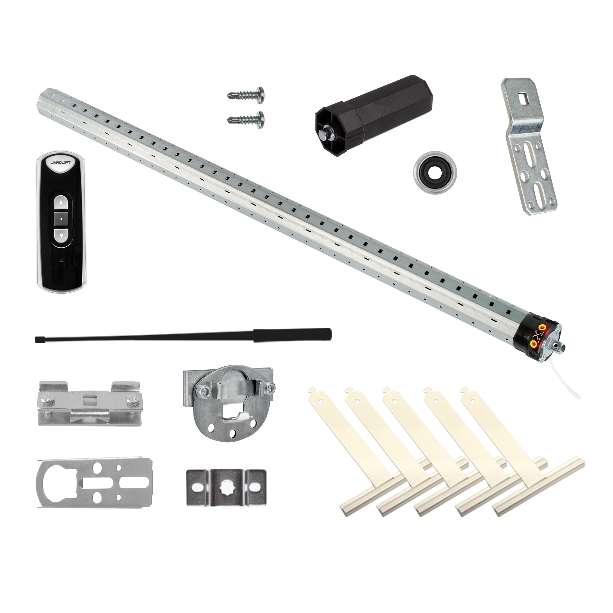 Kit eje Basic universal – motor vía radio | SW60 / para todos los cajones de persianas enrollables de hasta 120 cm