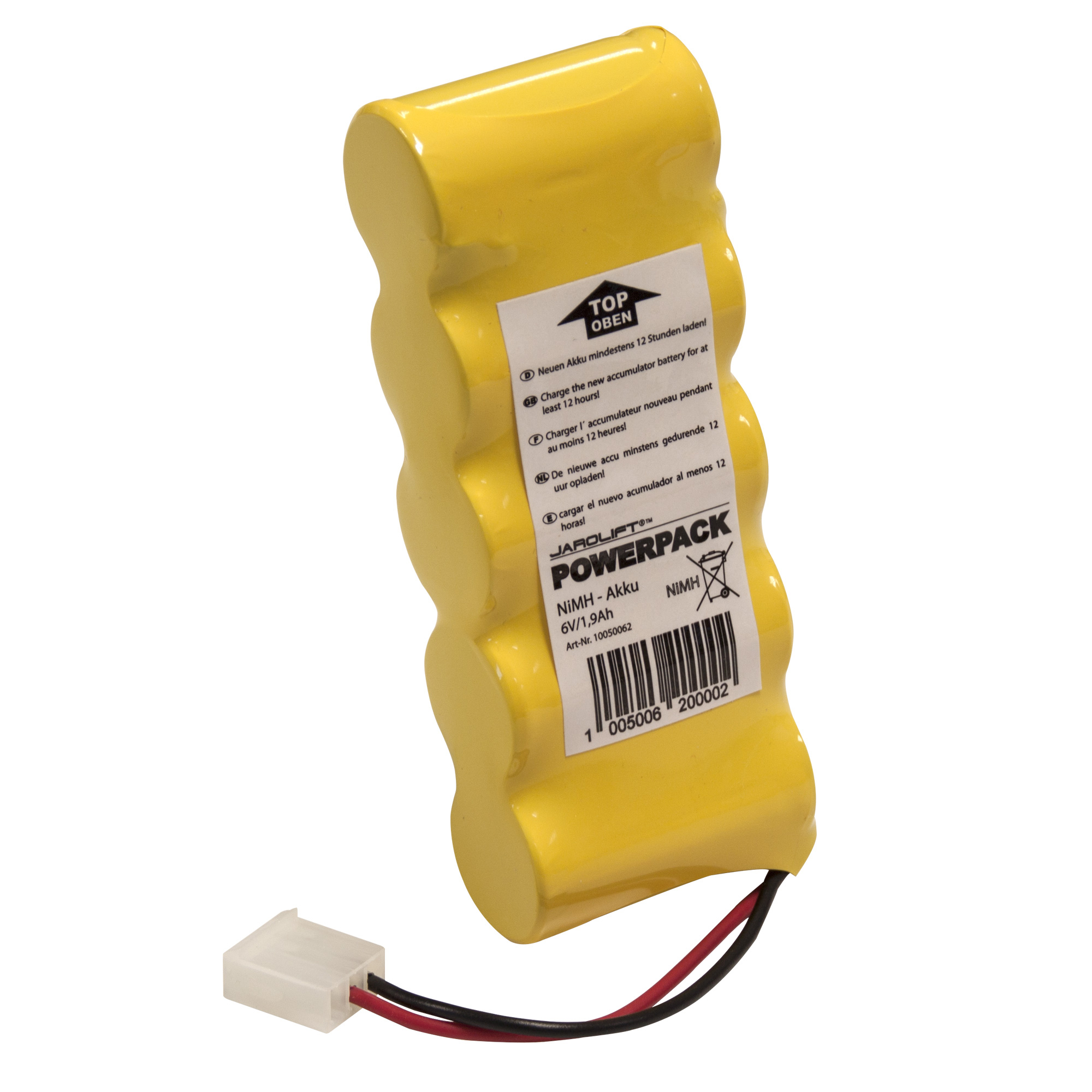 Batería de alto rendimiento Powerpack para enrollador de cinta | Batería de níquel e hidruro metálico / 1900 mAh